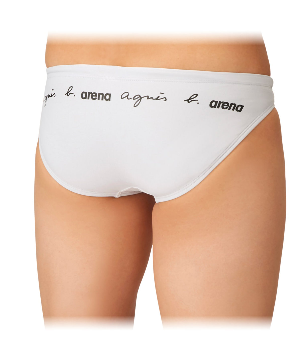 HOMME メンズ agnes b. x arena トレーニングブリーフ 水着 ホワイト
