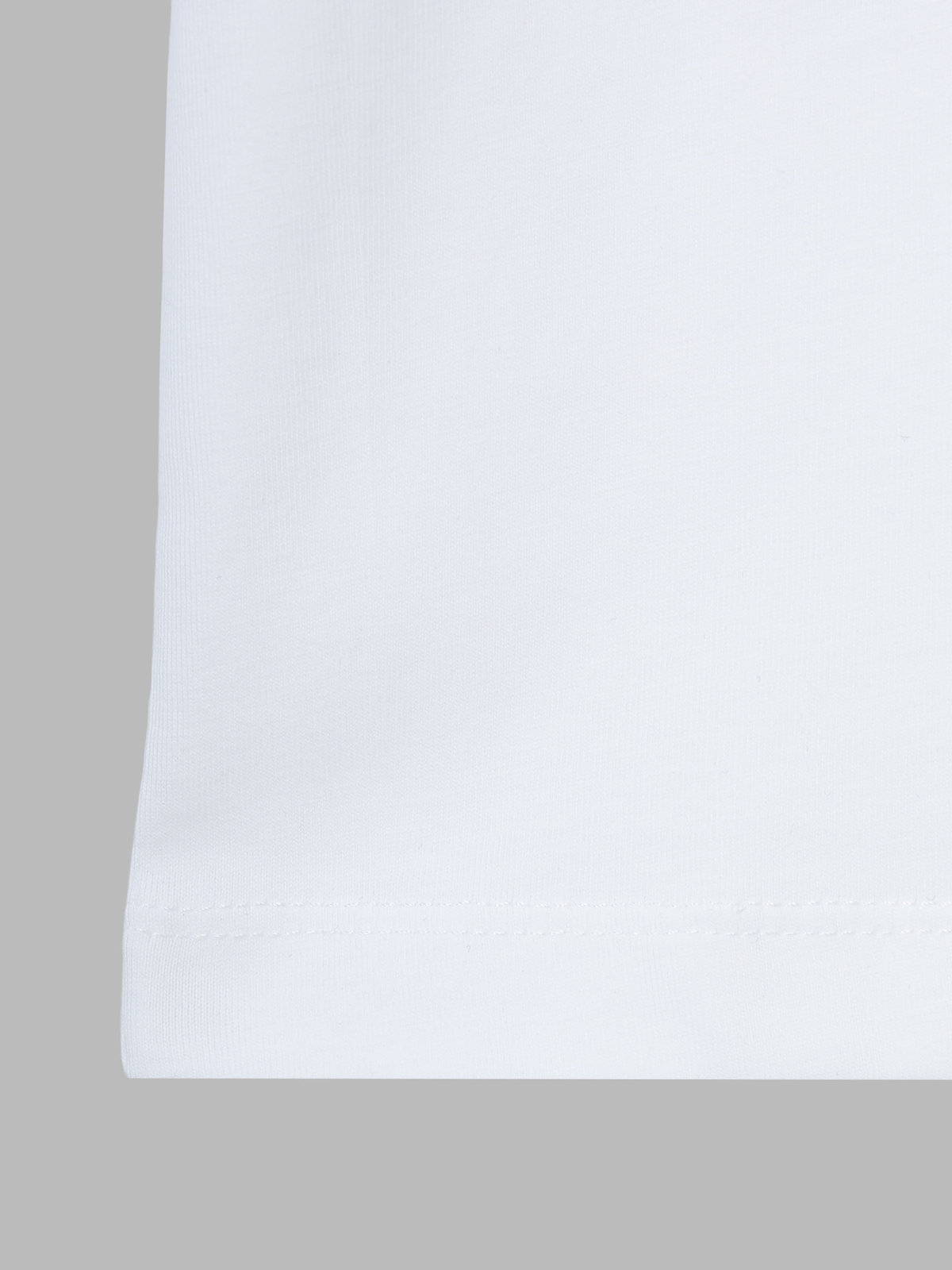 ENFANT ベビー ベビー バックプリント コットン トップス ”bb. avec doudou” ホワイト