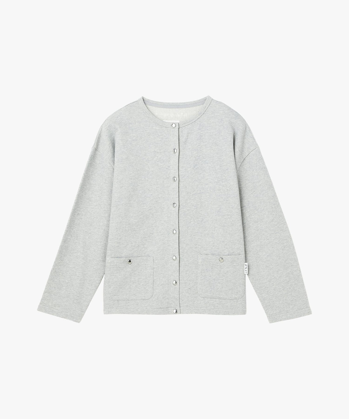 To b. by agnès b. To b. by agnes b.× green label relaxing コットン ビッグカーディガン グレー