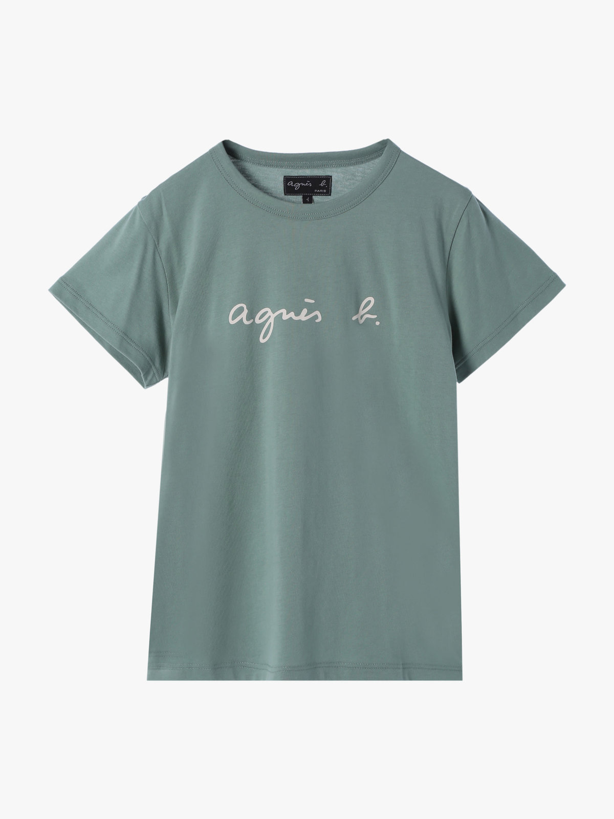 FEMME ウィメンズ ロゴプリント コットン 半袖Tシャツ "Brando" カーキ
