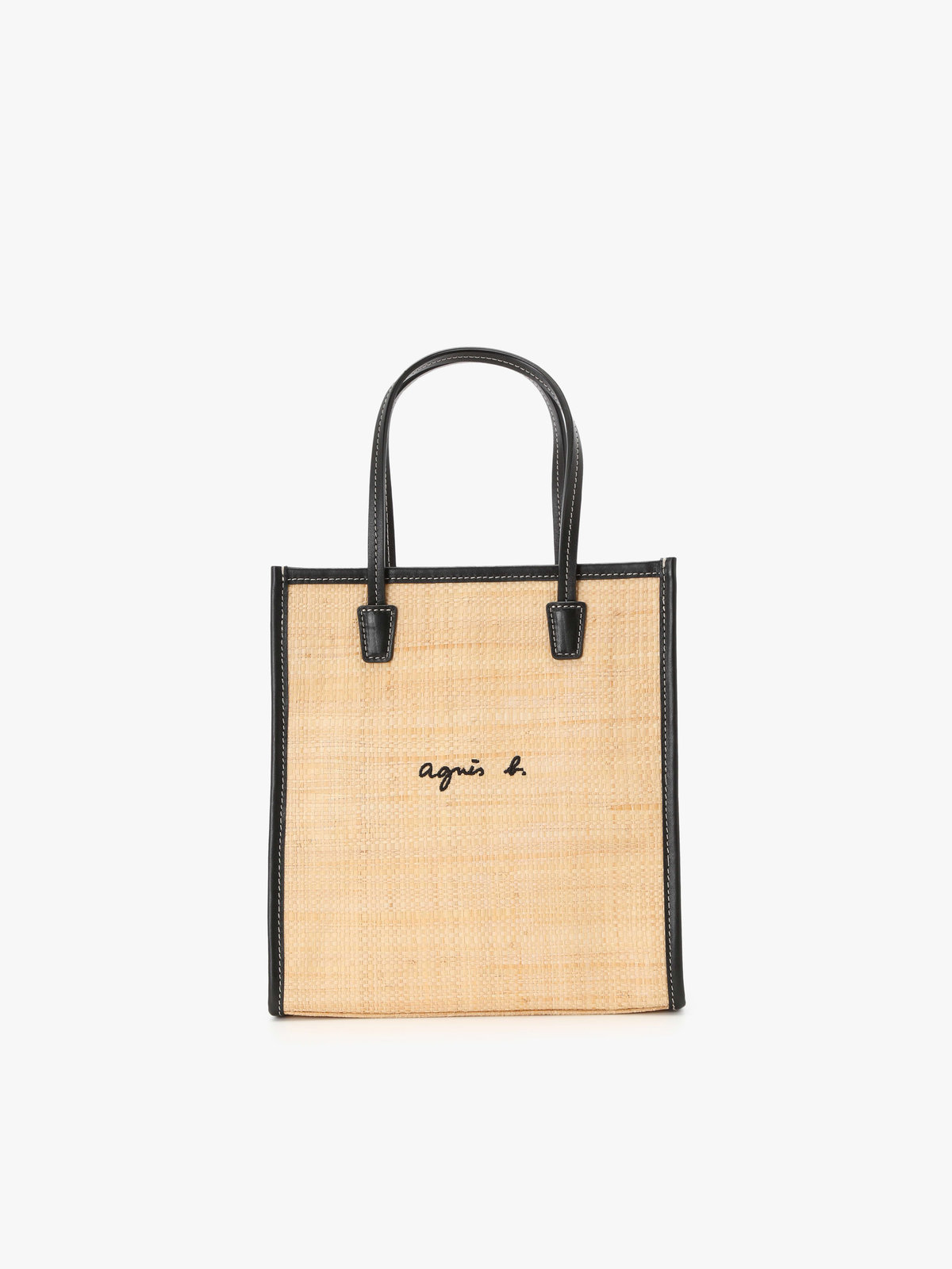 VOYAGE ウィメンズ バッグ＆ウォレット ラフィア スモール トートバッグ (WAX35-01) オフホワイト