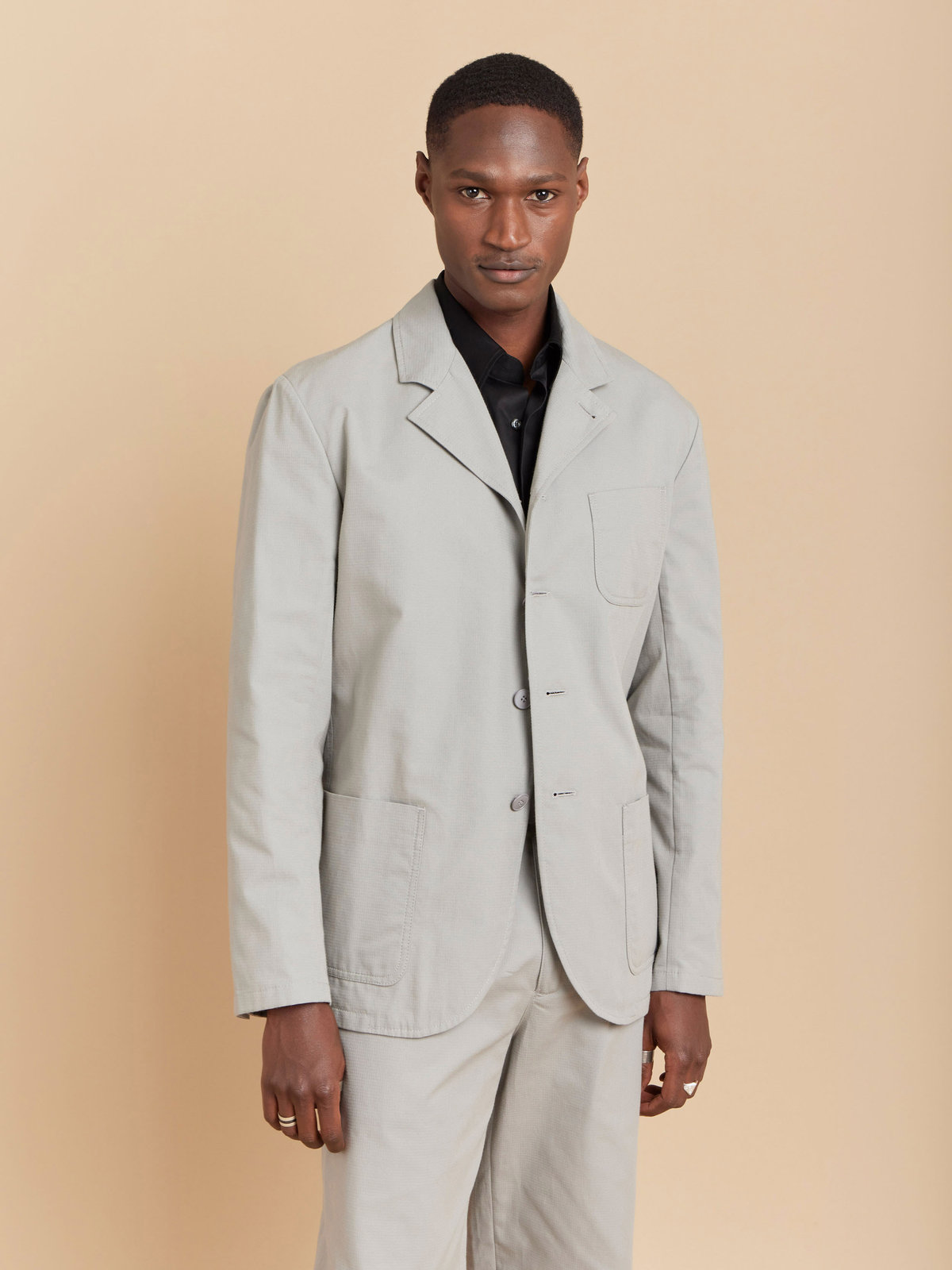 HOMME メンズ 【Outlet】【セットアップ対応商品】TV18 VESTE ジャケット グレー系その他