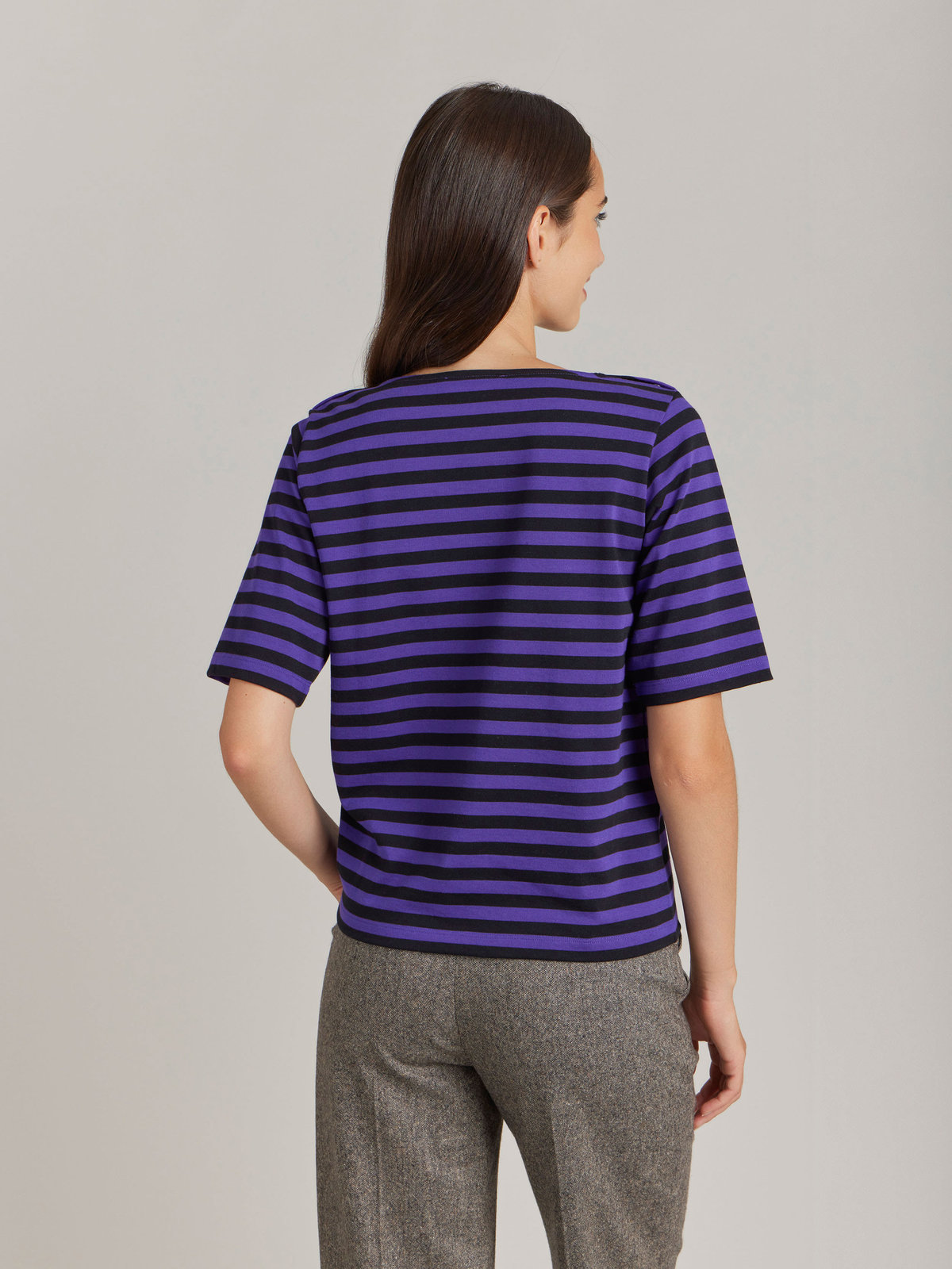 FEMME ウィメンズ 【Outlet】J008 TS CANCALE Tシャツ ブラック×パープル