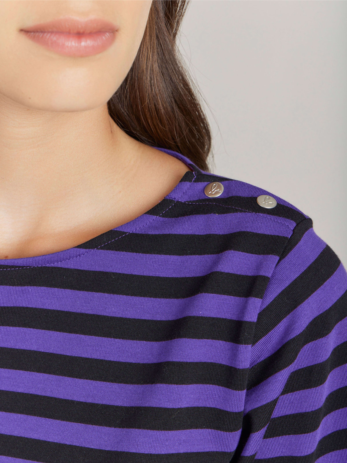 FEMME ウィメンズ 【Outlet】J008 TS CANCALE Tシャツ ブラック×パープル