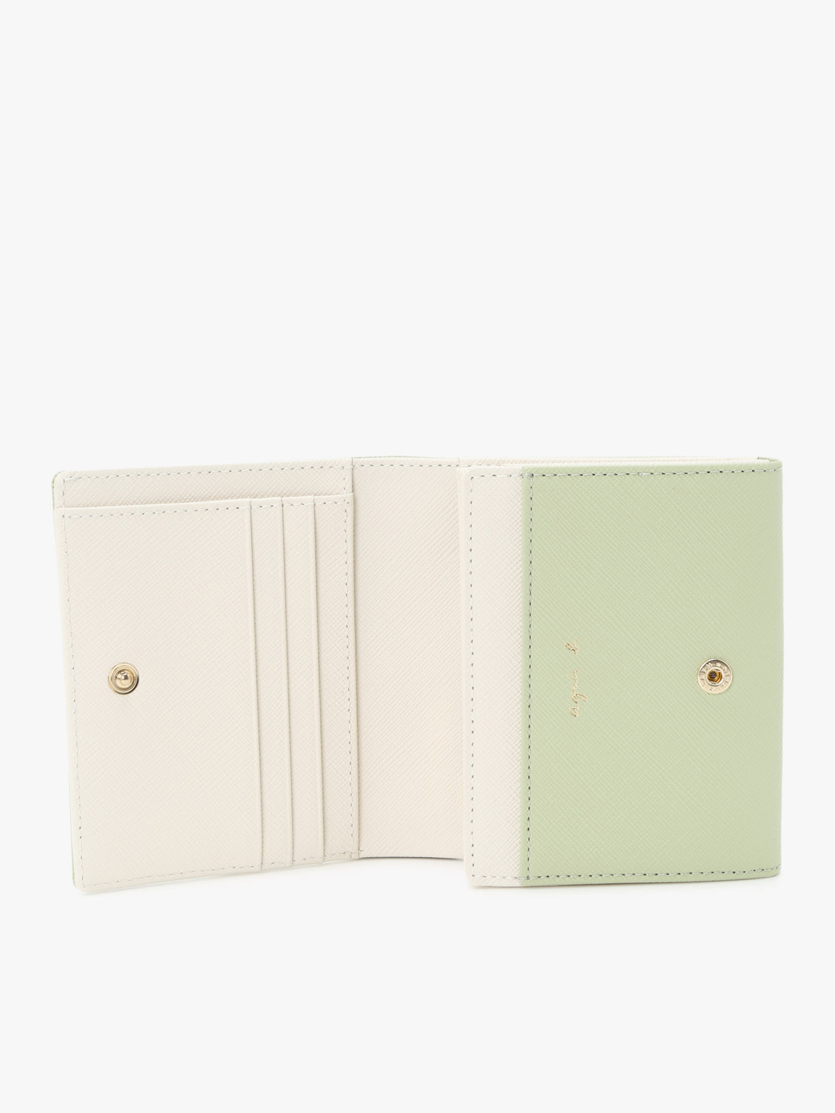 VOYAGE ウィメンズ バッグ＆ウォレット レザー 二つ折り ウォレット ”Erika” QAW05-01 グリーン系その他