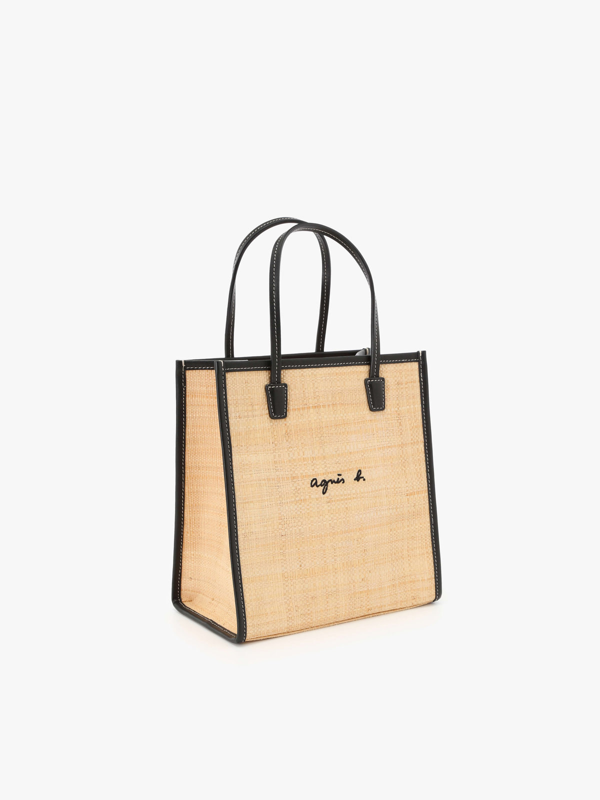 VOYAGE ウィメンズ バッグ＆ウォレット ラフィア スモール トートバッグ (WAX35-01) オフホワイト