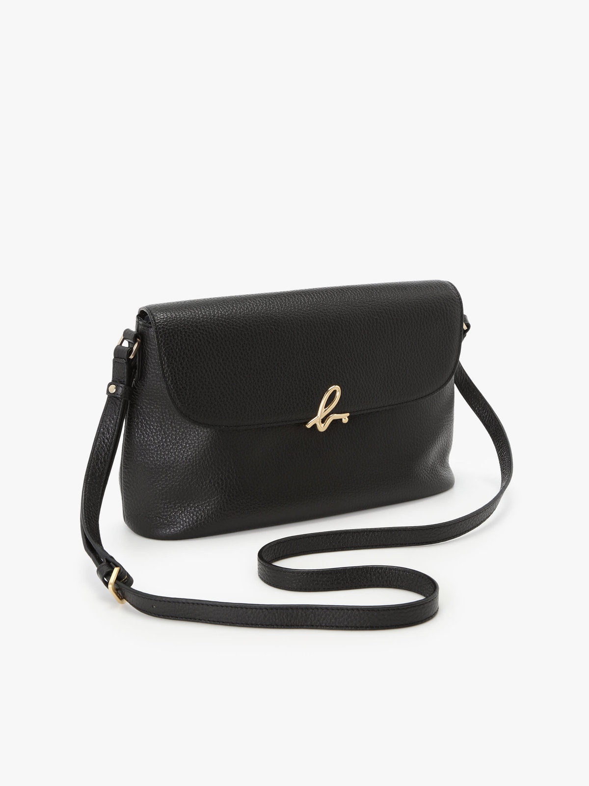 VOYAGE ウィメンズ バッグ＆ウォレット レザーショルダーバッグ ”The b.” IS12F-09 ブラック