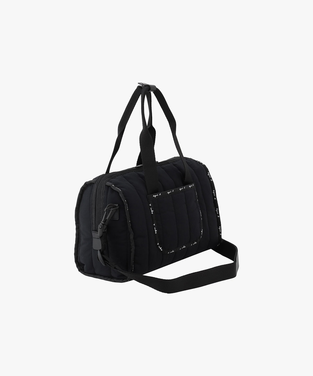 VOYAGE ウィメンズ バッグ＆ウォレット ナイロン 2way ミディアム ボストンバッグ "Monaco" ABS11-01 ブラック