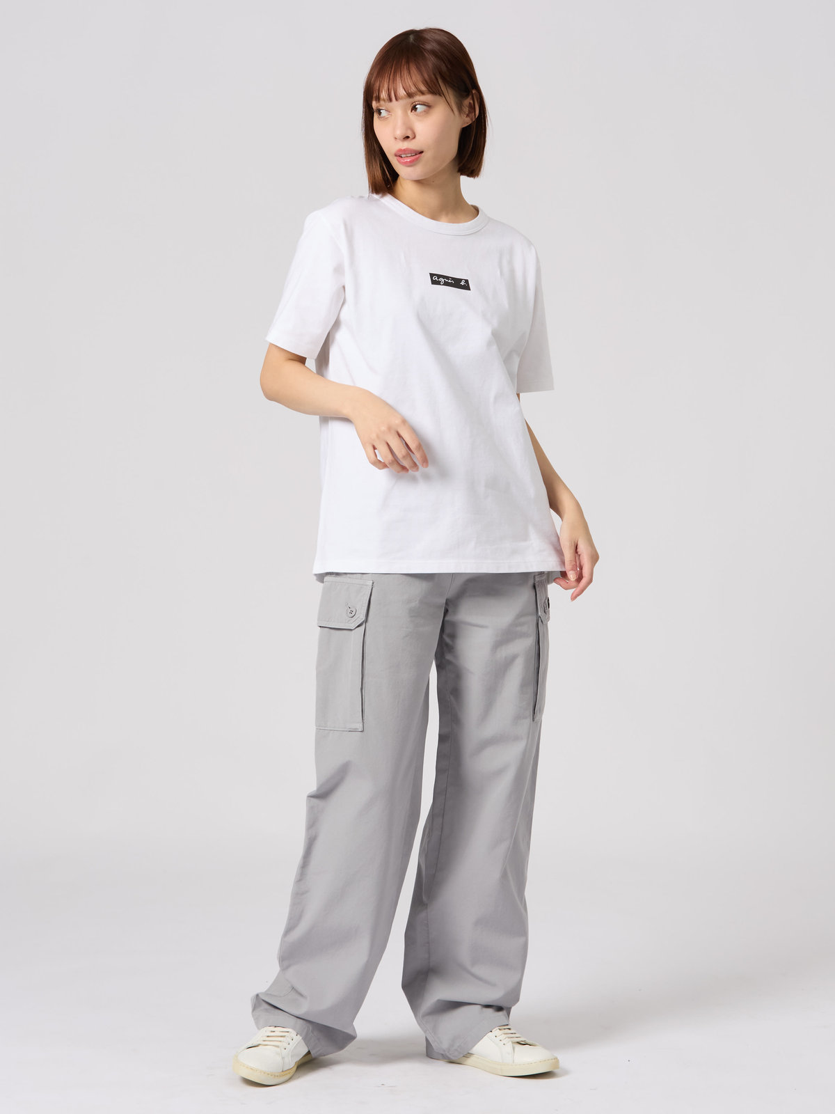 FEMME ウィメンズ 【Outlet】【ユニセックス】SEQ8 TS ボックスロゴTシャツ ホワイト