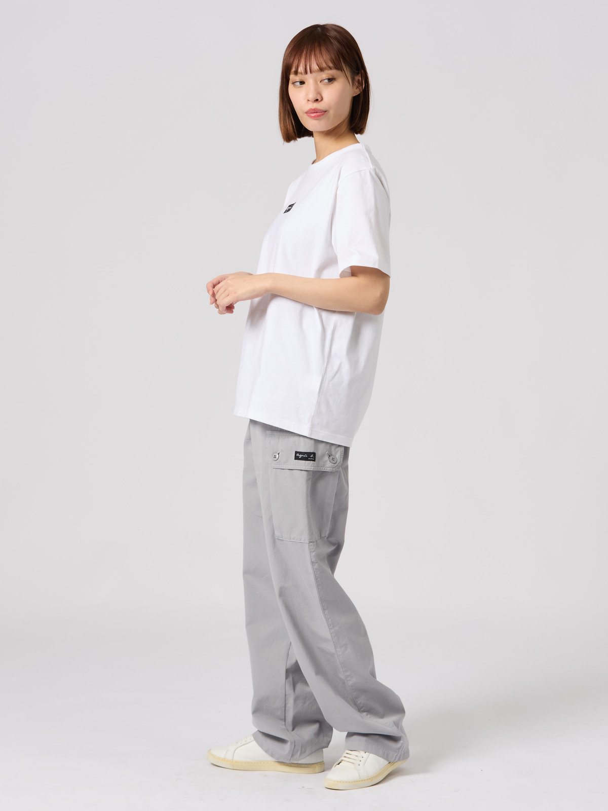 FEMME ウィメンズ 【Outlet】【ユニセックス】SEQ8 TS ボックスロゴTシャツ ホワイト