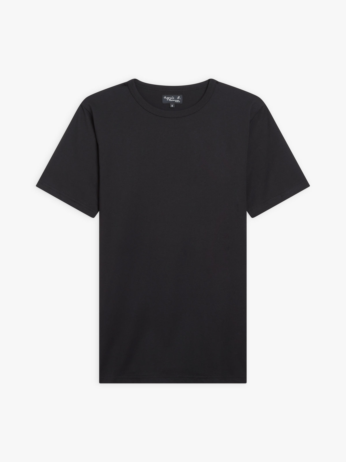 HOMME メンズ メンズ オーガニックコットン 半袖 Tシャツ "Coulos" ブラック