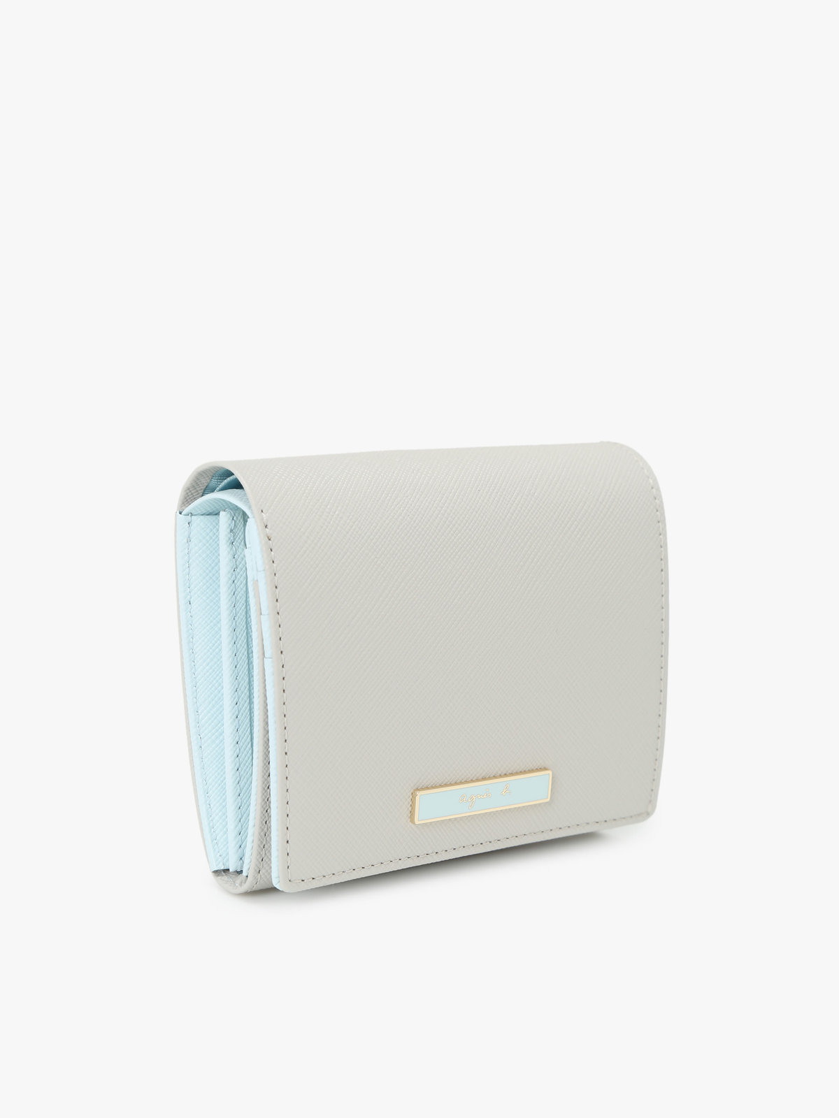 VOYAGE ウィメンズ バッグ＆ウォレット レザー 二つ折り ウォレット ”Erika” QAW05-01 グレー系その他