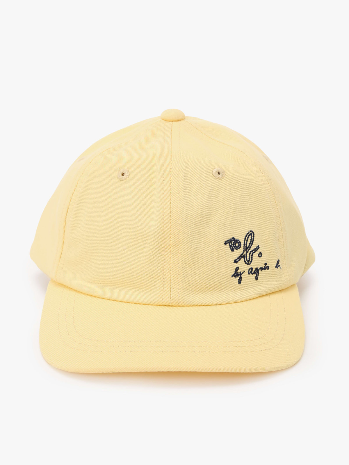 To b. by agnès b. 【Outlet】ラインロゴキャップ イエロー