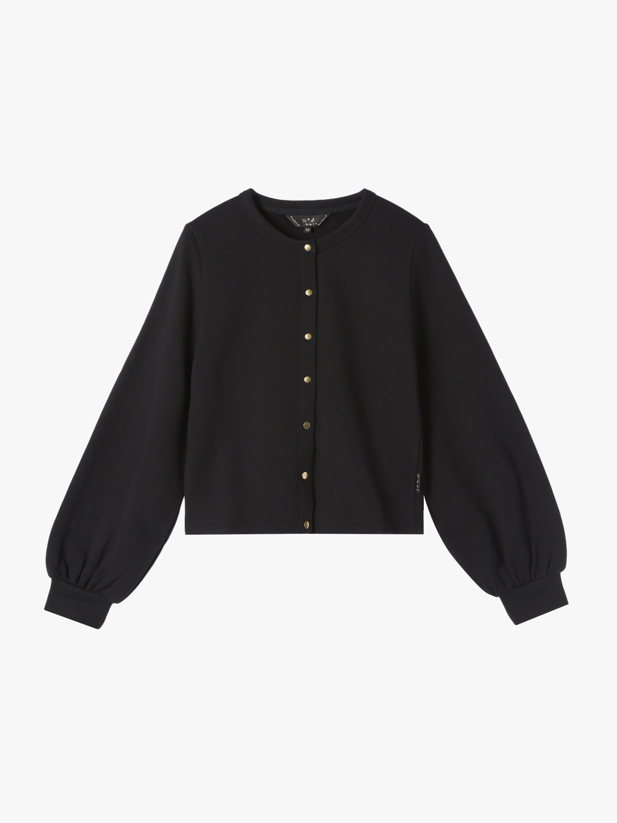 To b. by agnès b. 【Outlet】コットン ブラッシュド プリティ カーディガン ブラック