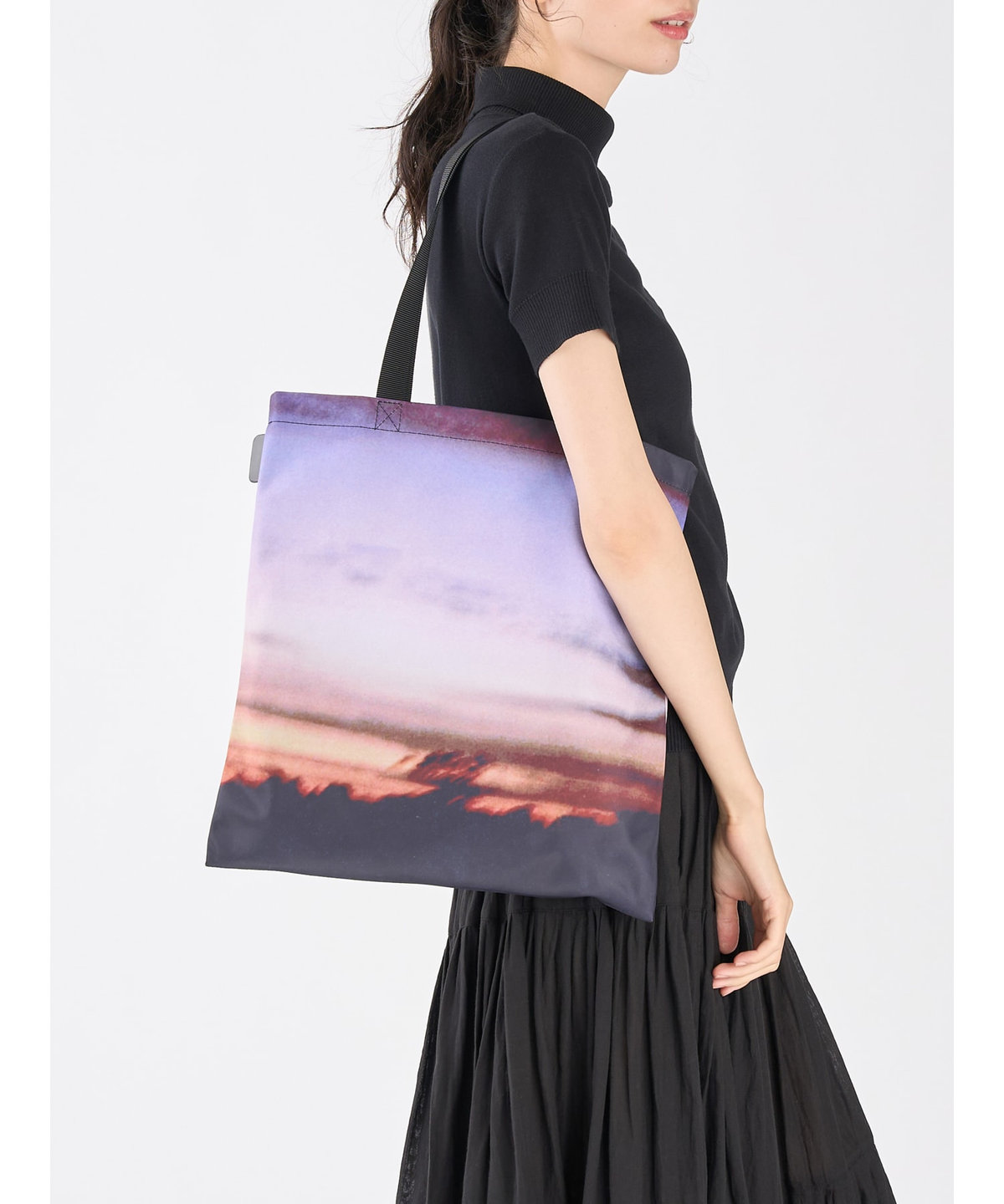 VOYAGE ウィメンズ バッグ＆ウォレット フォトプリント ナイロン トートバッグ "My bag" RAT01R-03 パープル系その他