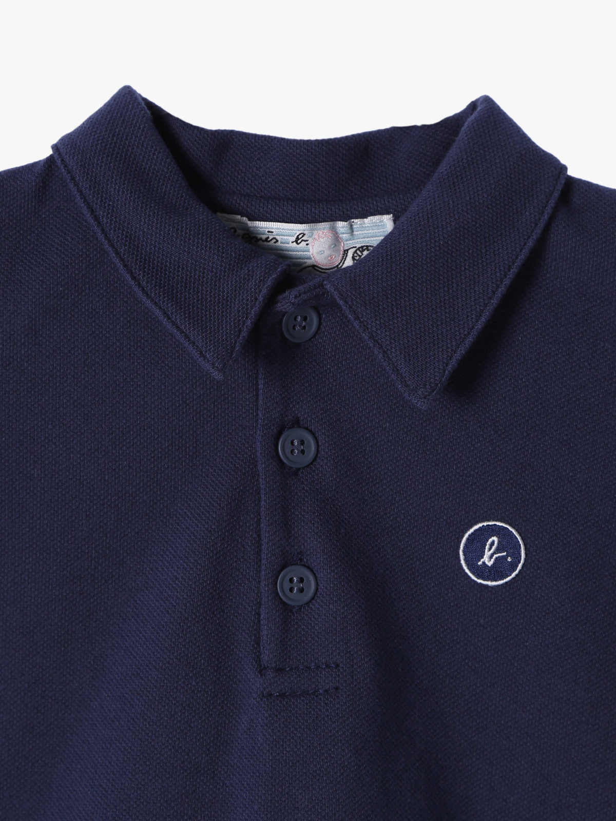 ENFANT ベビー K398 L POLO ベビー ポロシャツ ネイビー