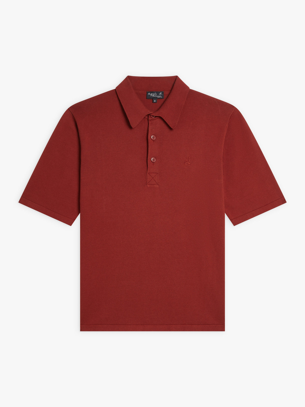 HOMME メンズ LG34 POLO ポロシャツ ボルドー