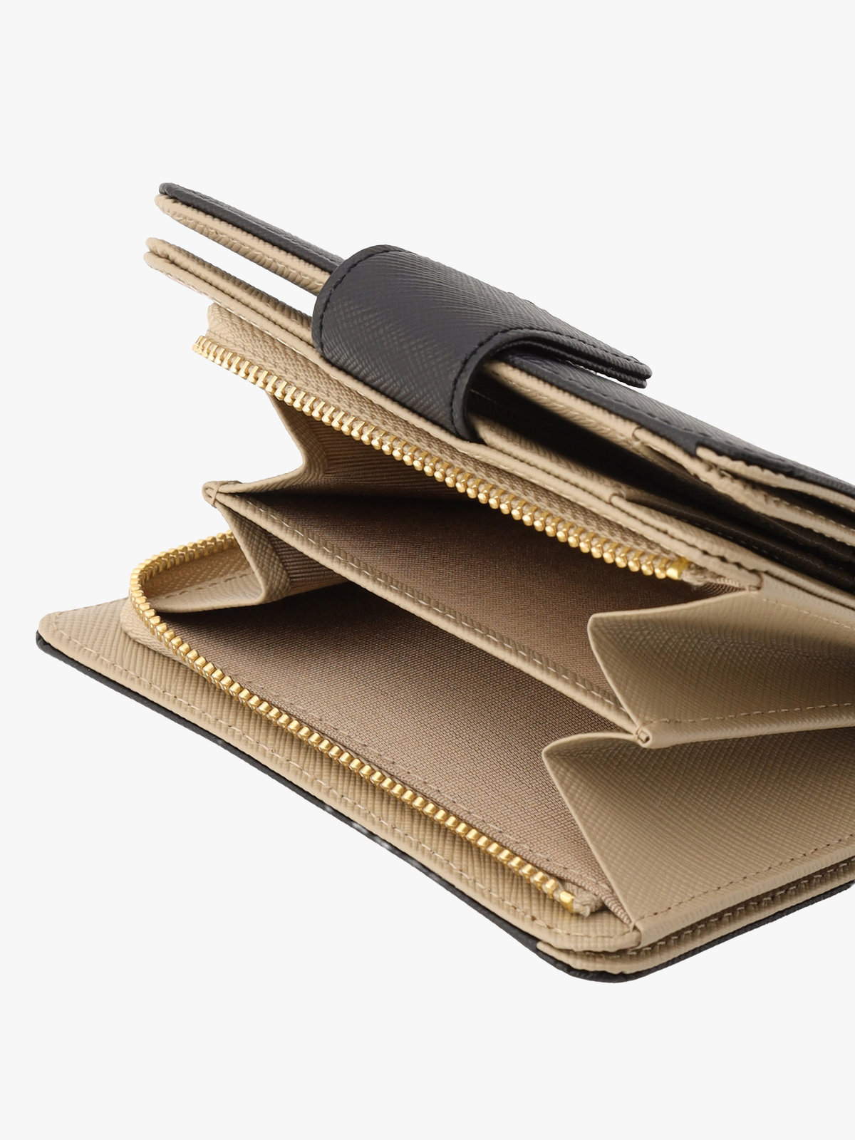 VOYAGE ウィメンズ バッグ＆ウォレット  レザー二つ折り ウォレット"Erika" QAW05-11 ブラック