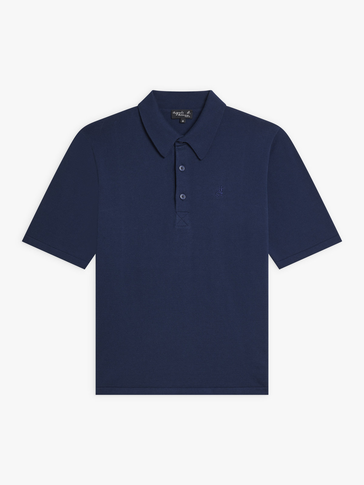 HOMME メンズ 【Outlet】LG34 POLO ポロシャツ ネイビー