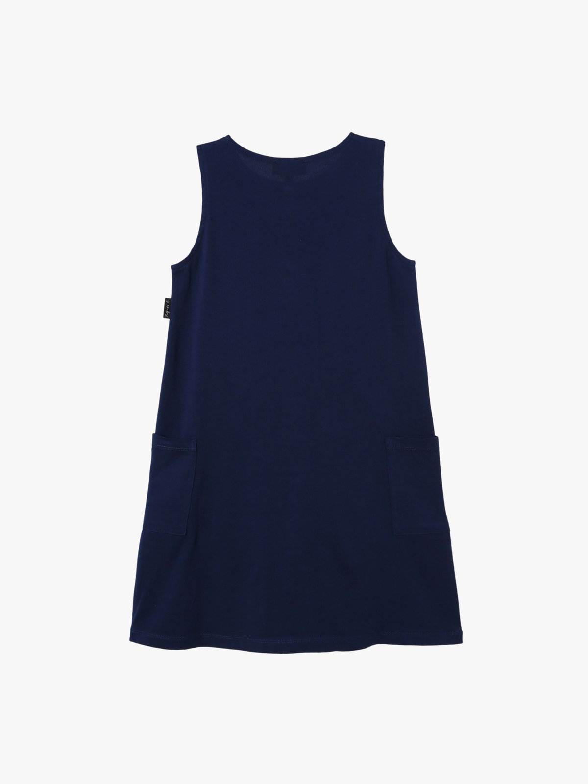 ENFANT ガールズ キッズ マルチカラー コットン ノースリーブ ワンピース "Barbie" ネイビー