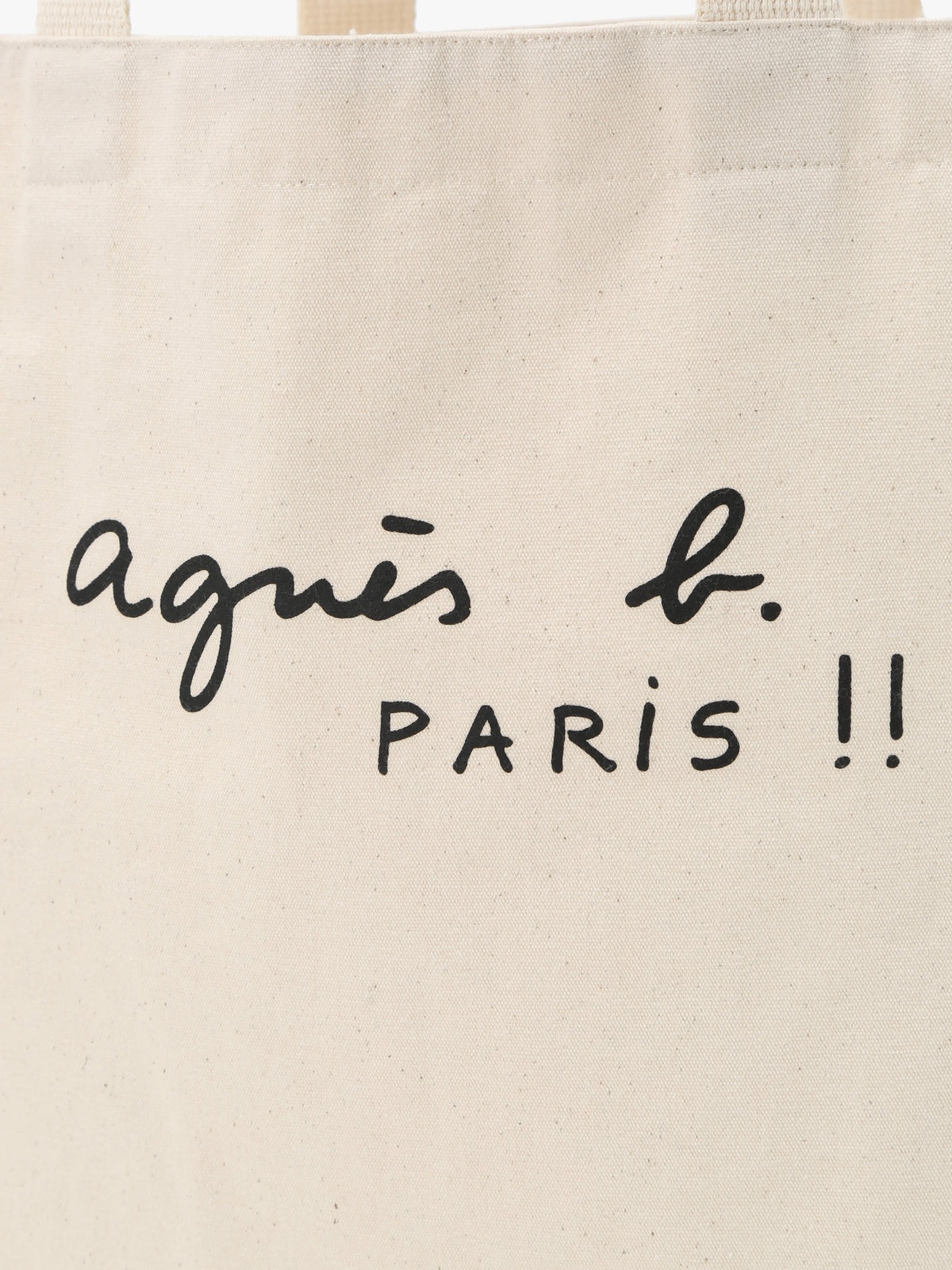 FEMME ウィメンズ プリント コットン トートバッグ ”PARIS” ホワイト