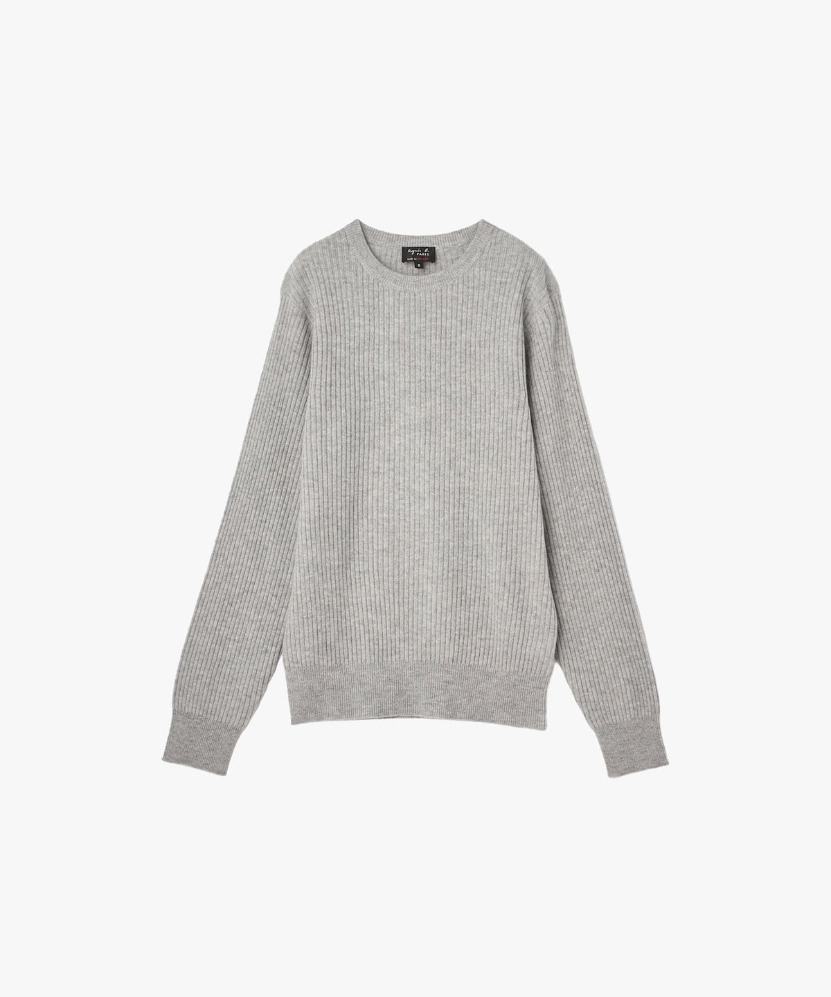 FEMME ウィメンズ カシミヤ 長袖 ニットプルオーバー グレー