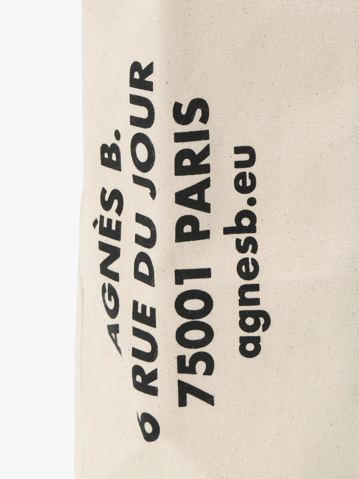 FEMME ウィメンズ プリント コットン トートバッグ ”PARIS” ホワイト
