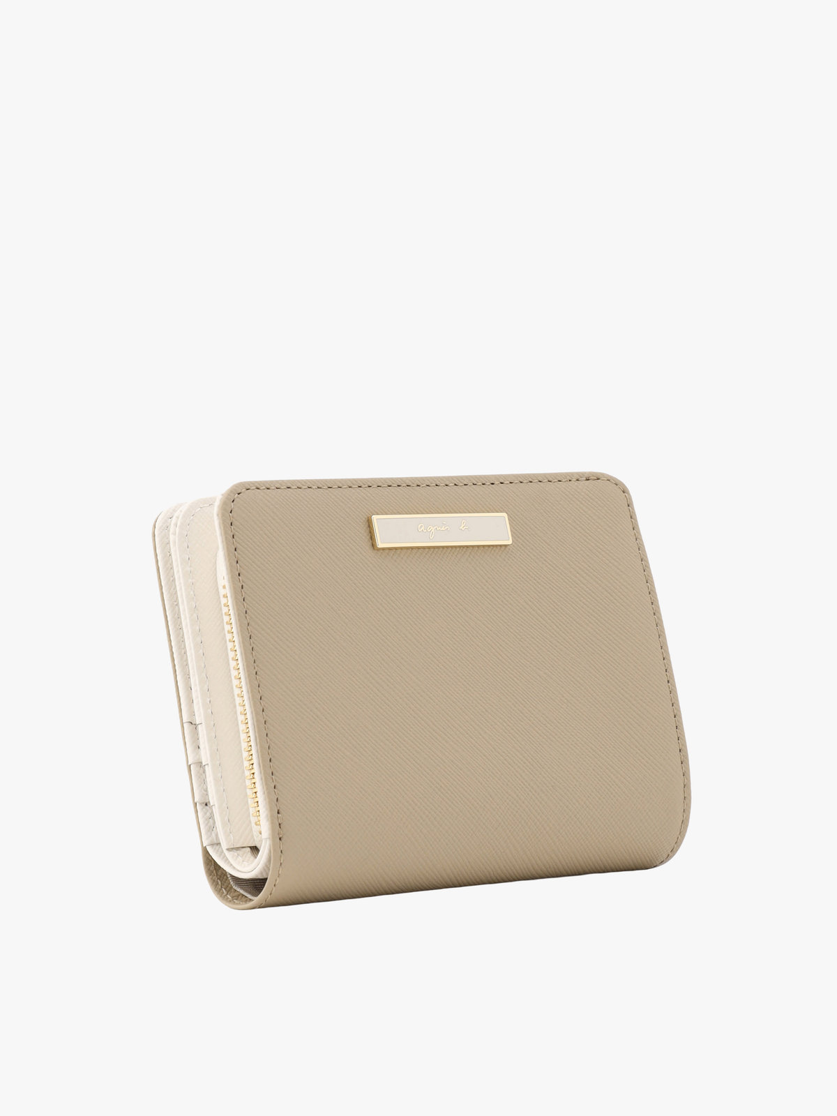 VOYAGE ウィメンズ バッグ＆ウォレット  レザー二つ折り ウォレット "Erika" QAW05-11 ベージュ