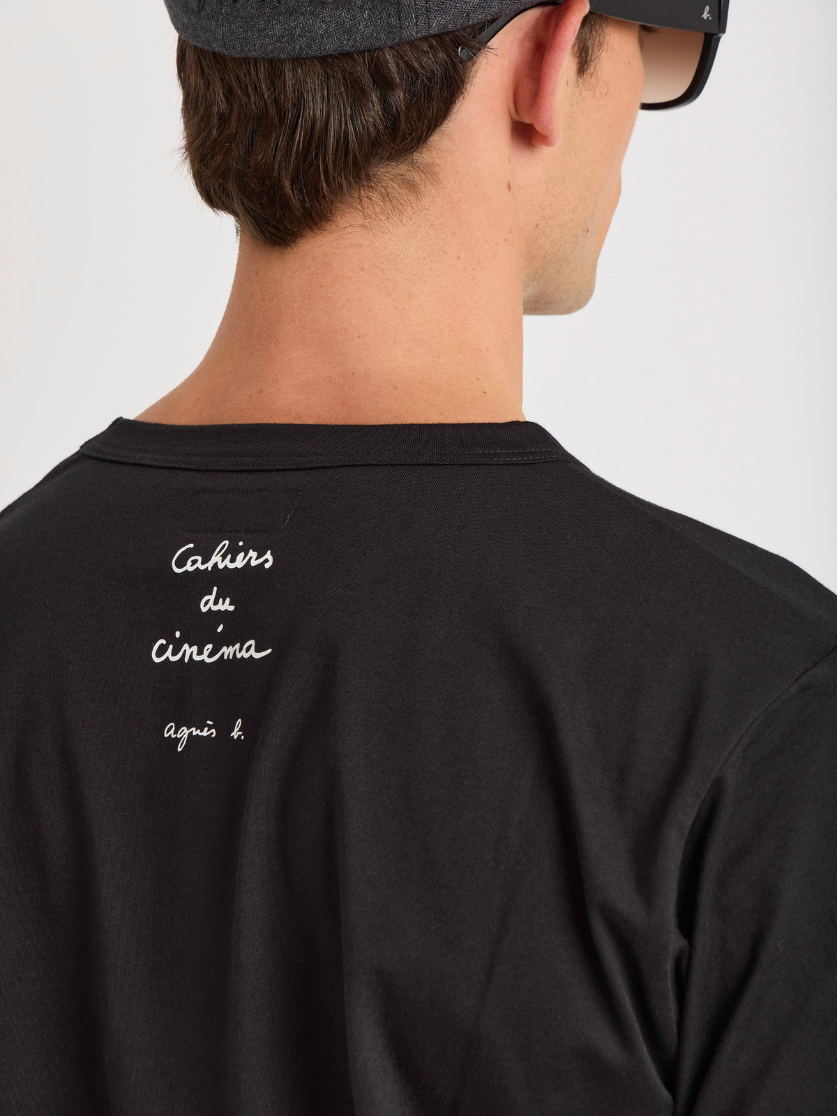 FEMME ウィメンズ フォトプリント コットン 半袖 Tシャツ ”Cahiers du Cinema” ブラック