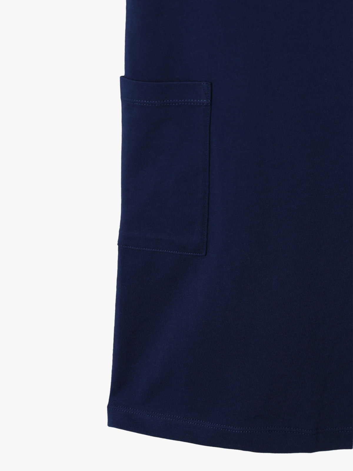 ENFANT ガールズ キッズ マルチカラー コットン ノースリーブ ワンピース "Barbie" ネイビー