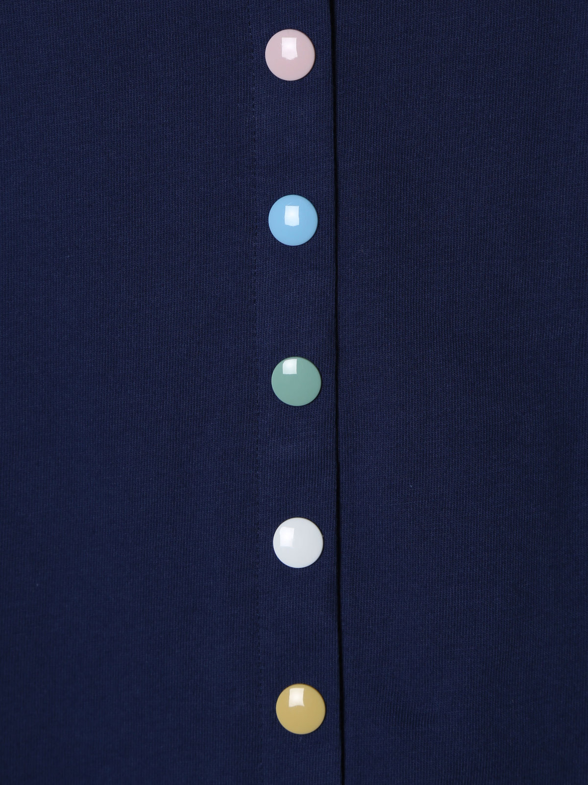 ENFANT ベビー ベビー マルチカラー コットン ノースリーブ ワンピース "Barbie" ネイビー