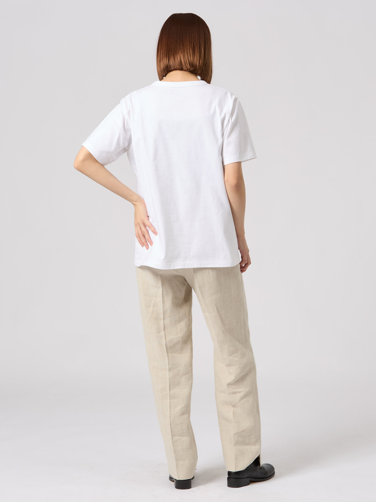 FEMME ウィメンズ 【Outlet】【ユニセックス】SEQ9 “3 rue du jour"ロゴTシャツ ホワイト