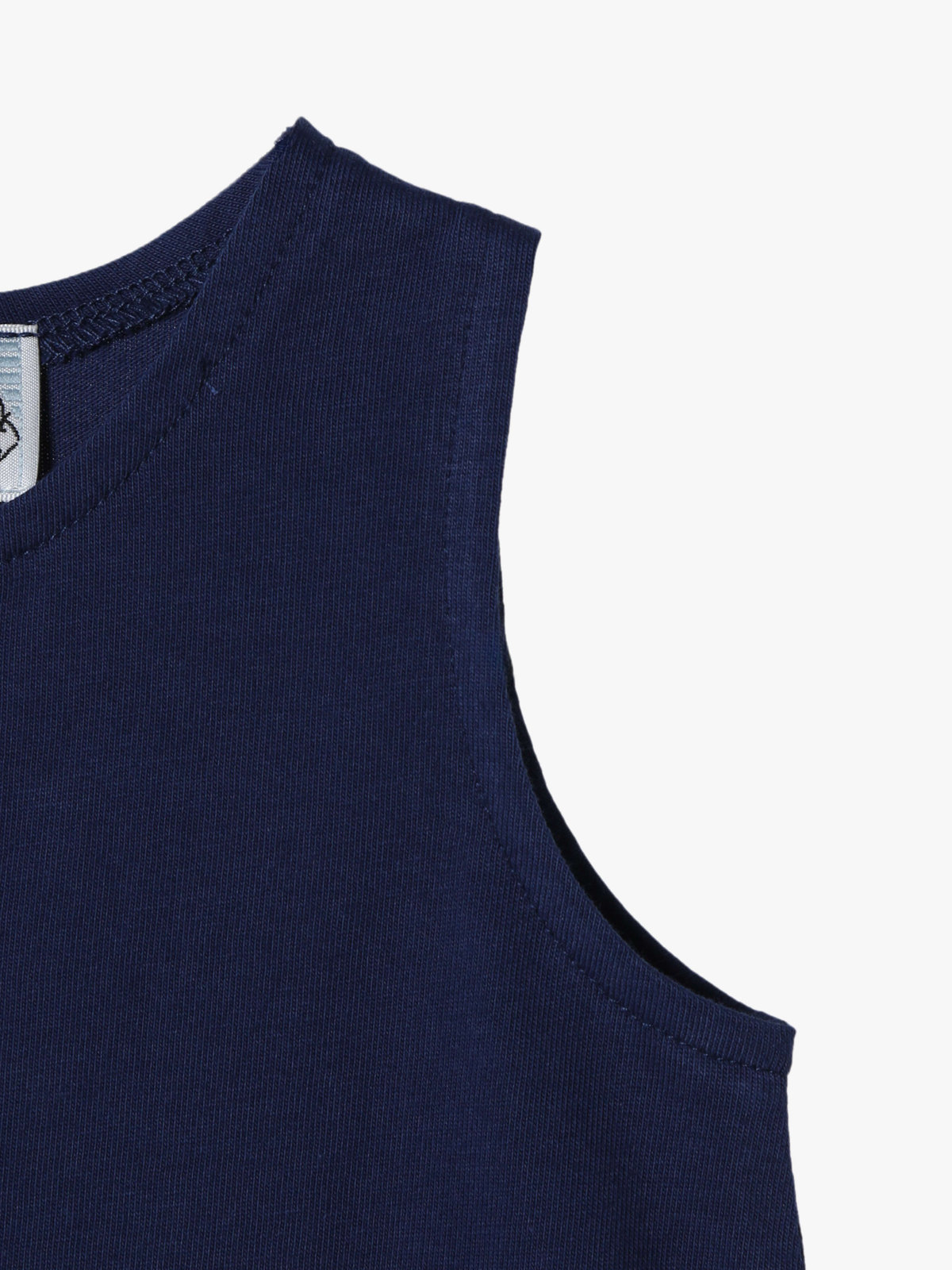 ENFANT ベビー ベビー マルチカラー コットン ノースリーブ ワンピース "Barbie" ネイビー