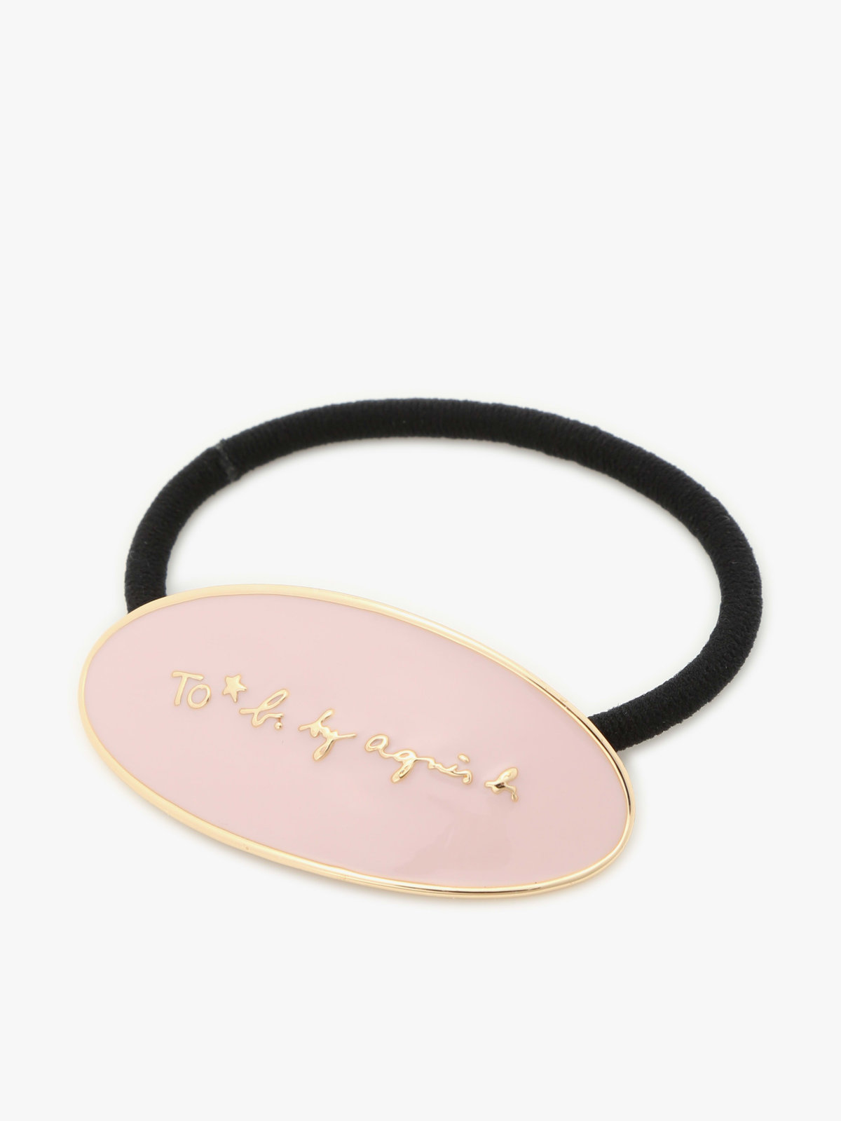 To b. by agnès b. カラー エポキシ ヘアタイ ピンク