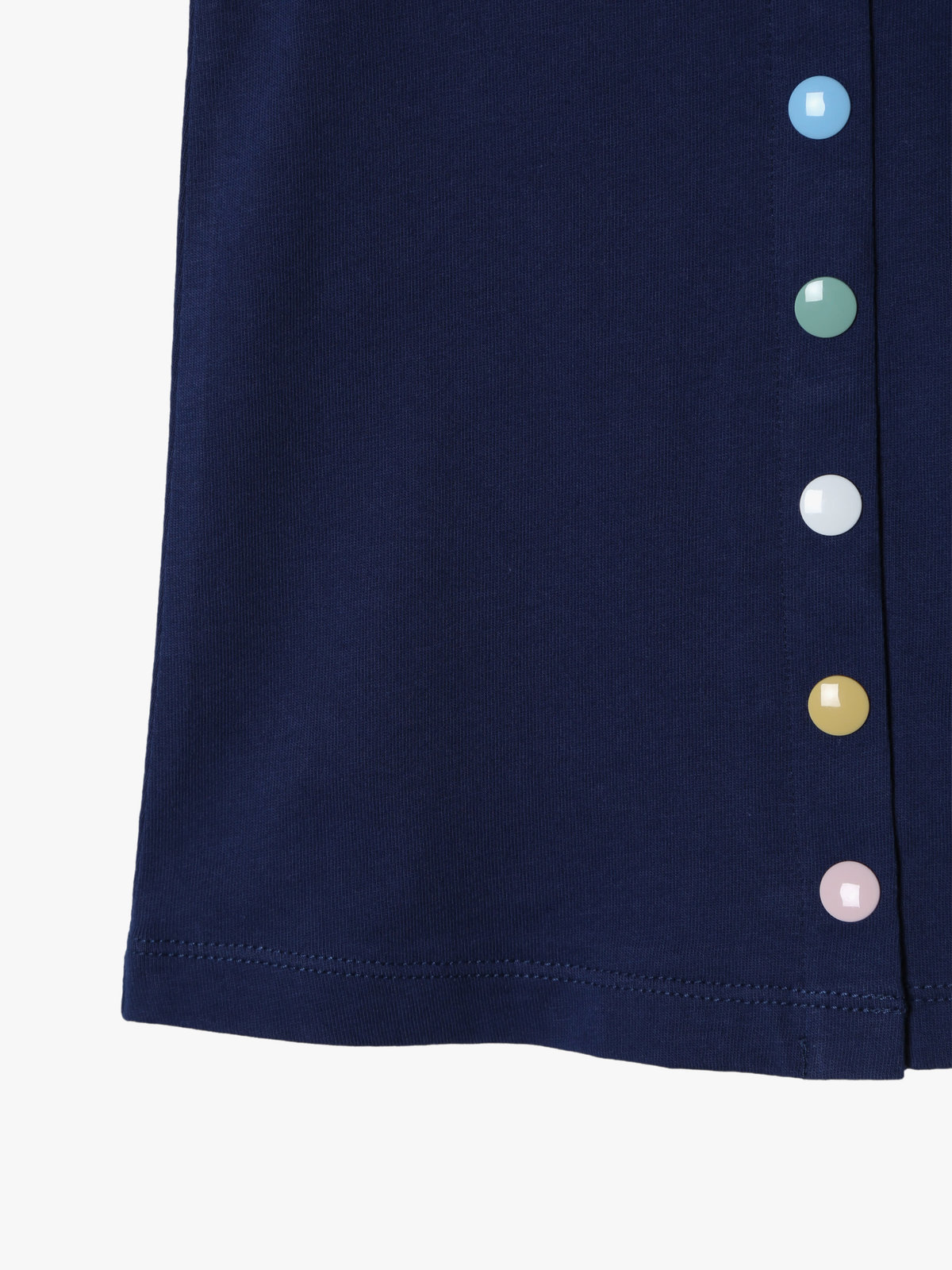 ENFANT ベビー ベビー マルチカラー コットン ノースリーブ ワンピース "Barbie" ネイビー