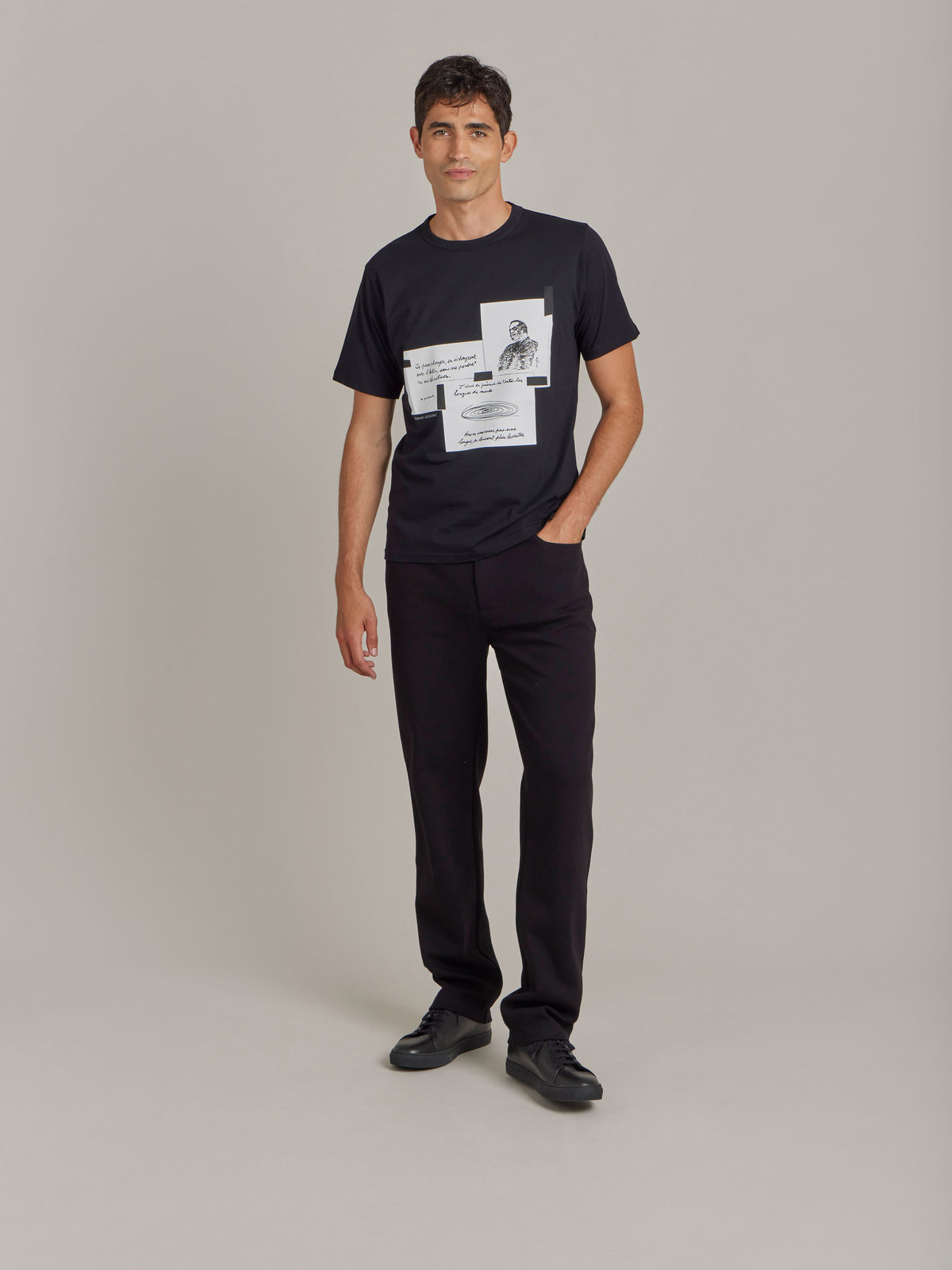 FEMME ウィメンズ SES8 TS アーティストTシャツ Edouard Glissant ブラック