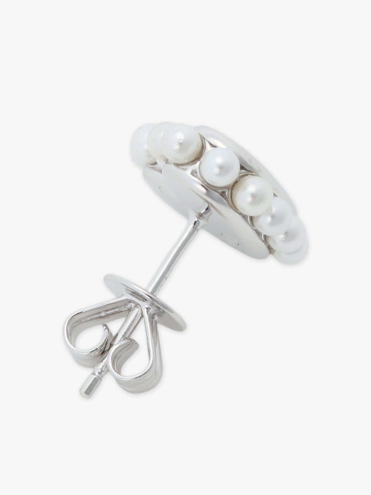 FEMME ウィメンズ ハート パール スタッド ピアス "Timeless Love" シルバー