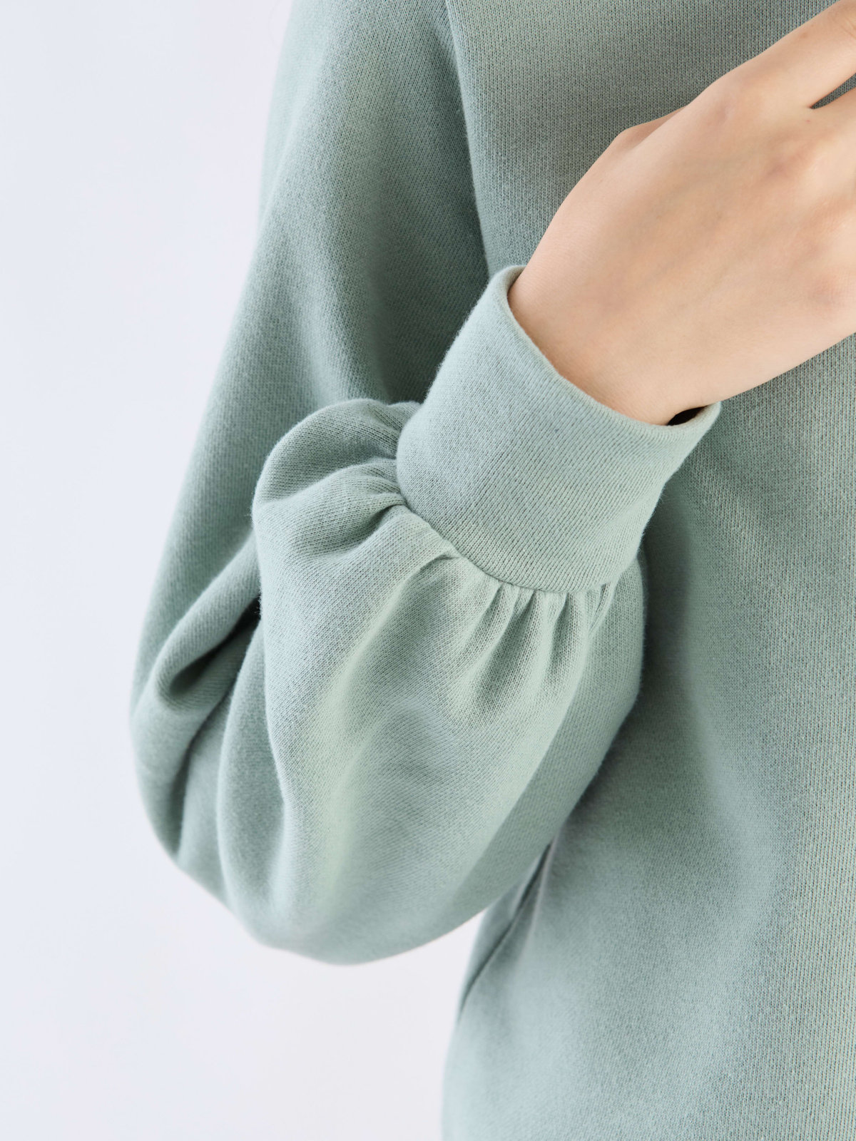 To b. by agnès b. 【Outlet】コットン ブラッシュド プリティ カーディガン グリーン系その他