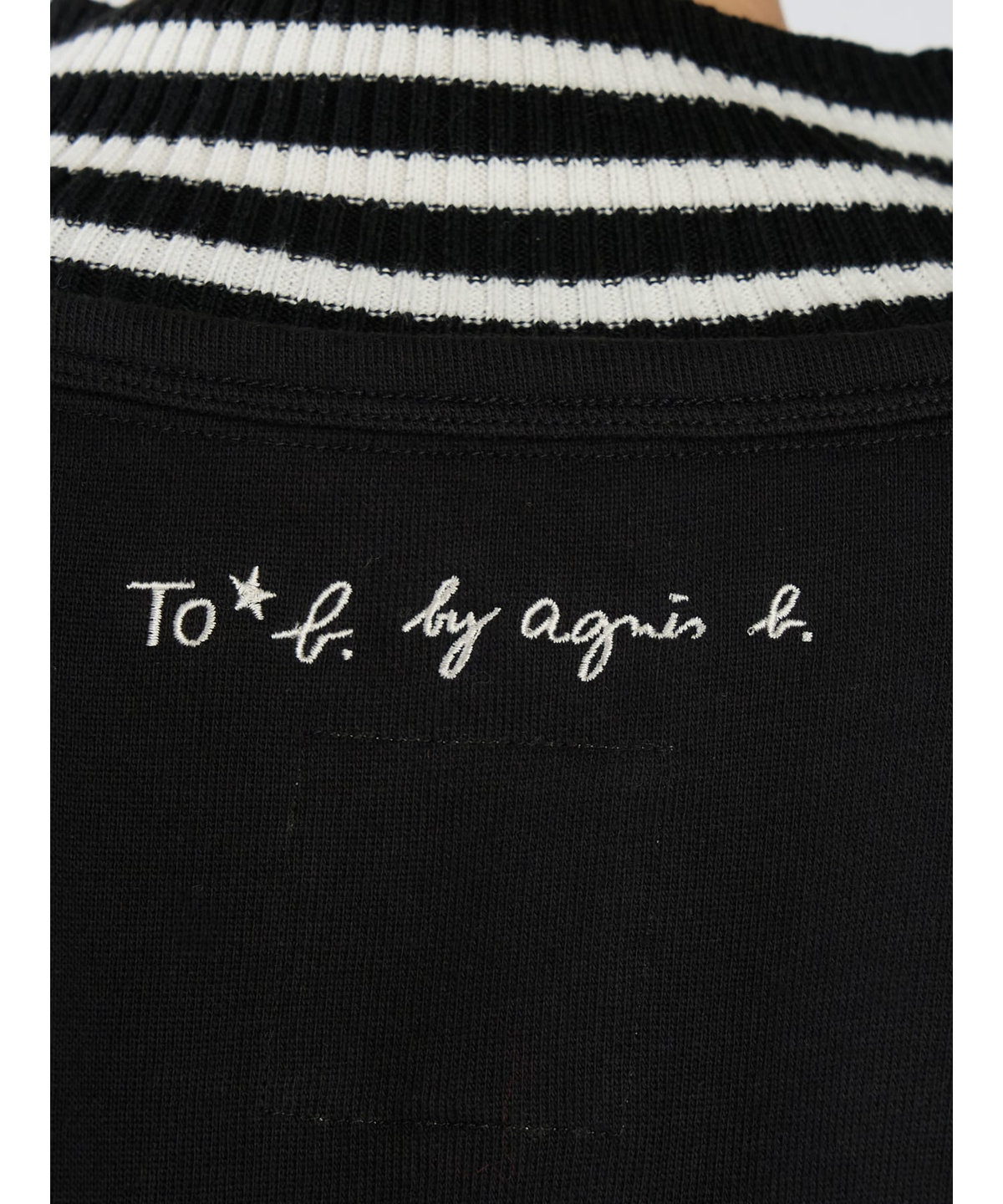 To b. by agnès b. To b. by agnes b.× green label relaxing コットン ビッグカーディガン ブラック