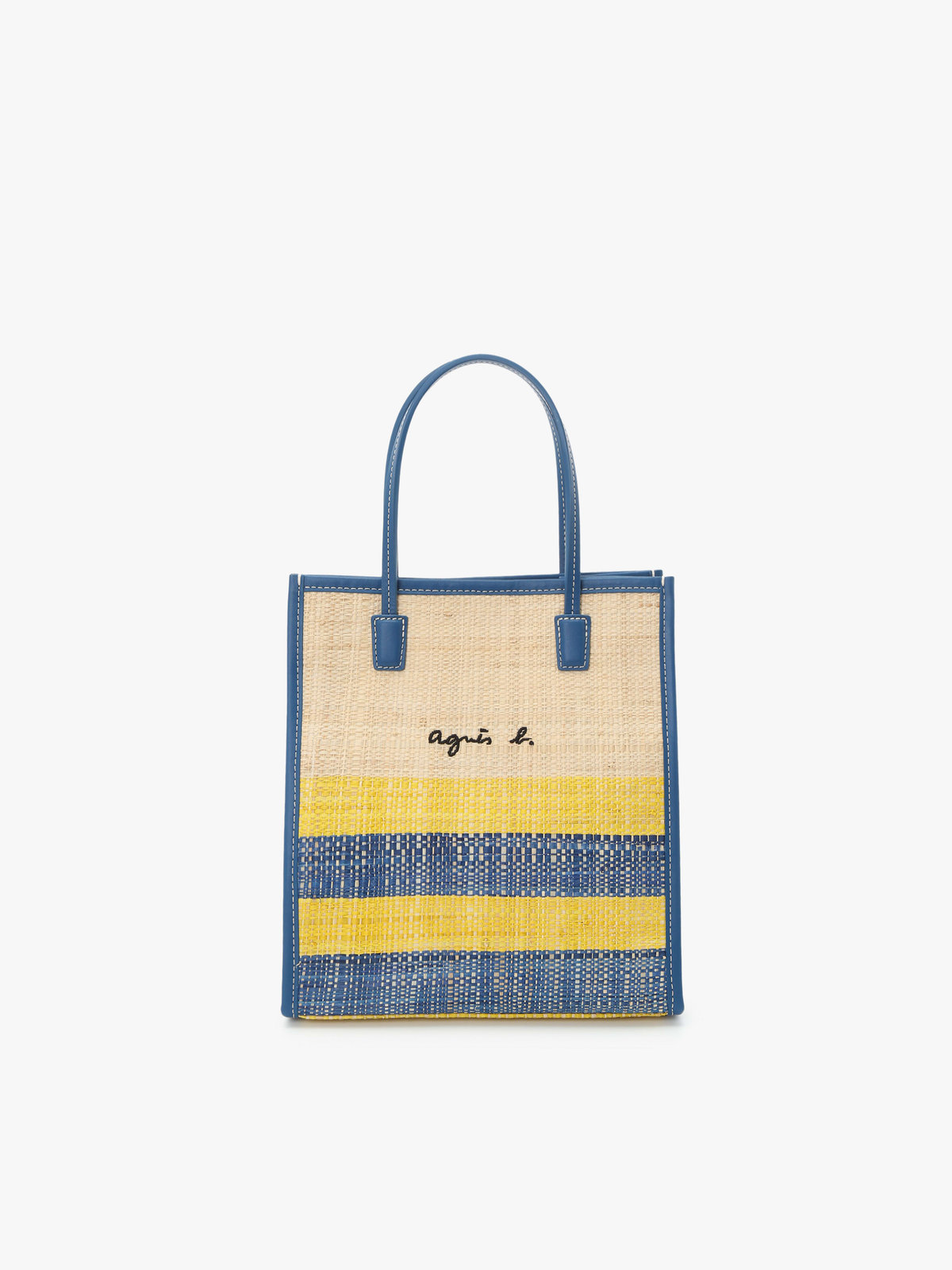 VOYAGE ウィメンズ バッグ＆ウォレット ラフィア スモール トートバッグ WAX35-01 ネイビー