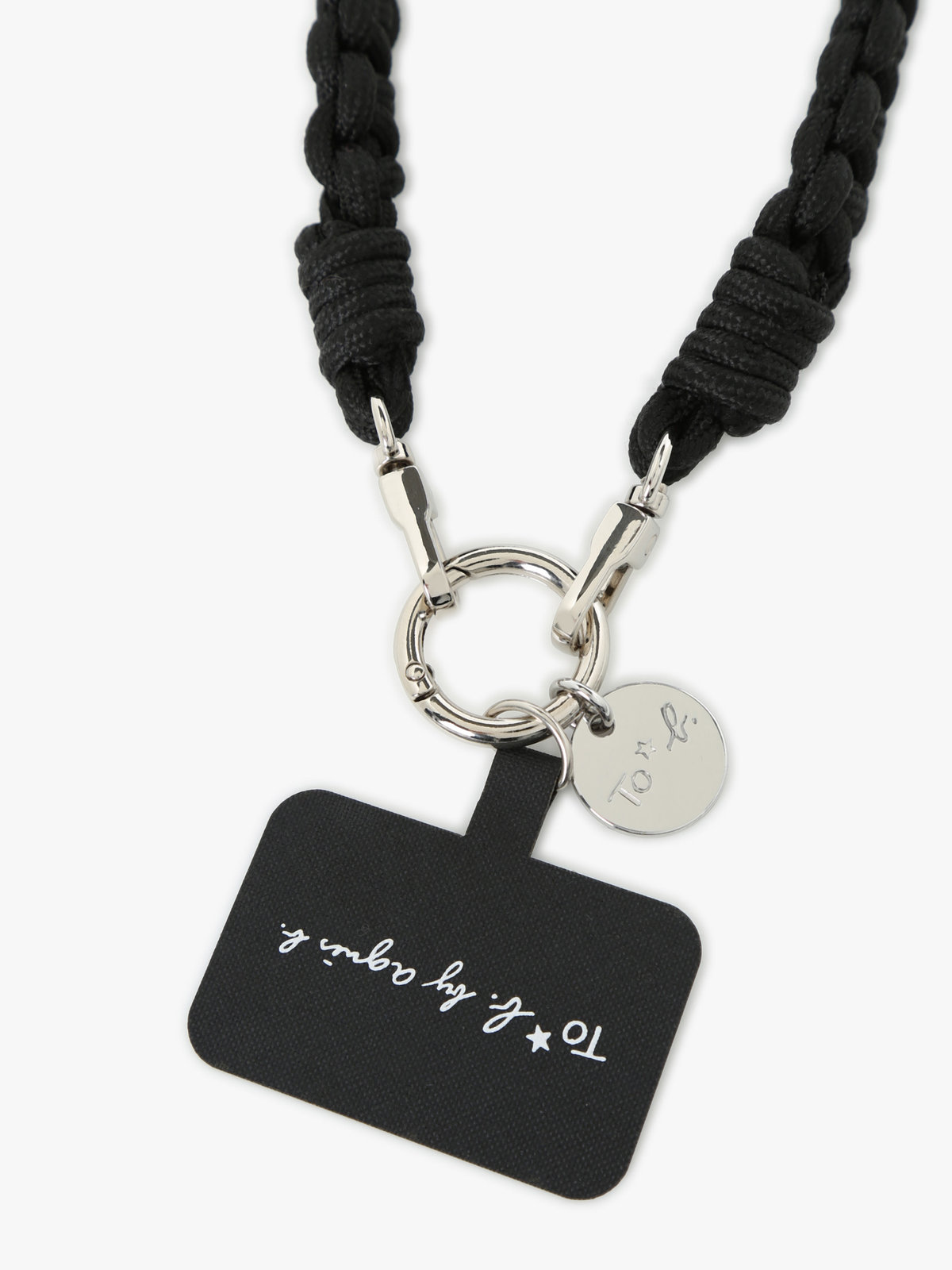 To b. by agnès b. WX33 MOBILE モバイルストラップセット ブラック