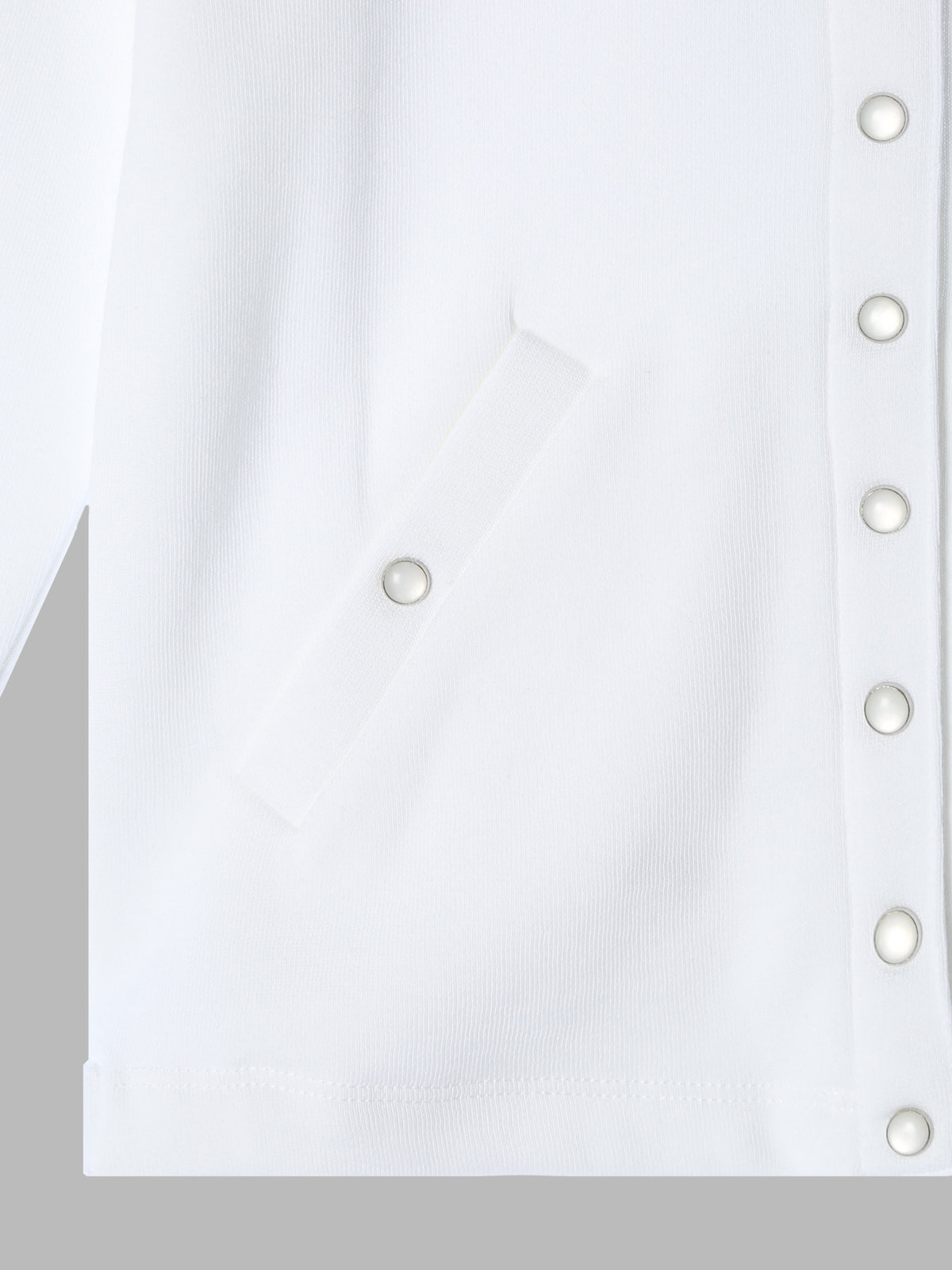 ENFANT ユニセックス 【Outlet】SES7 E CARDIGAN キッズ アーティスト カーディガンプレッション MA ZA SI ホワイト