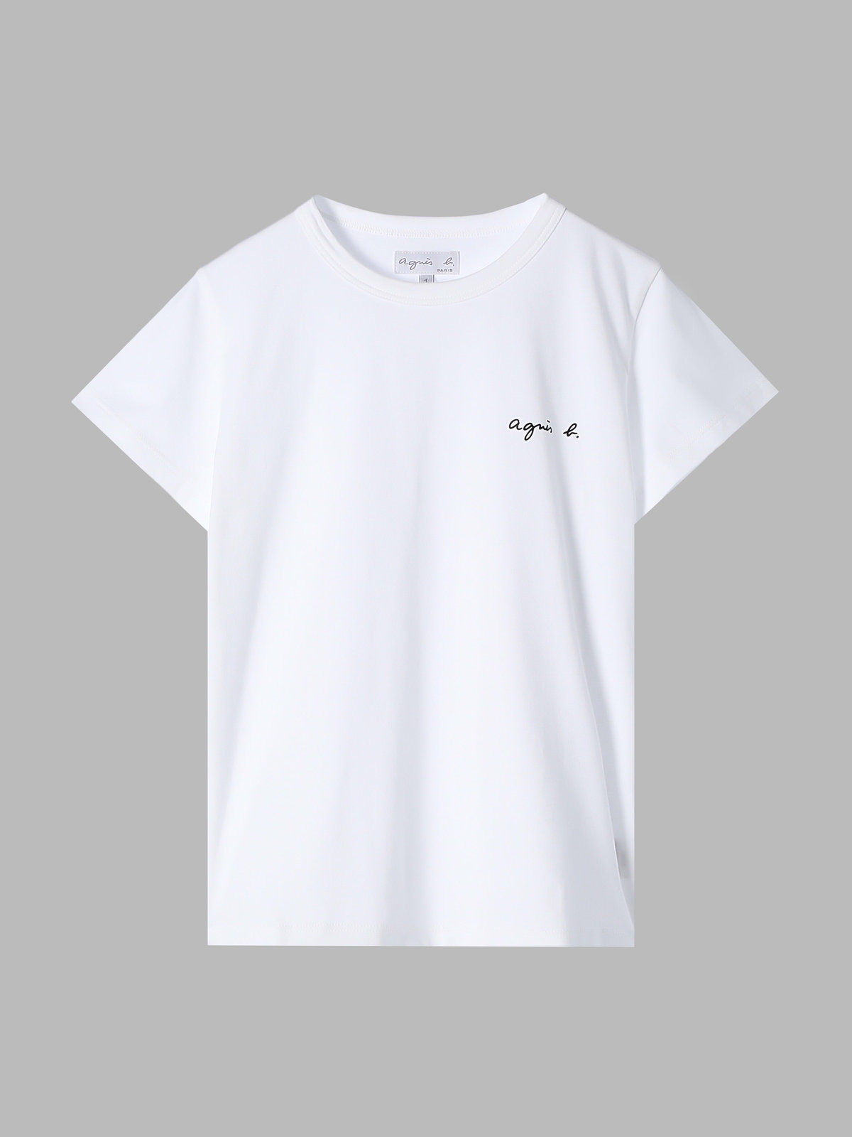 FEMME ウィメンズ ロゴ プリント コットン 半袖 Tシャツ "Brando" ホワイト