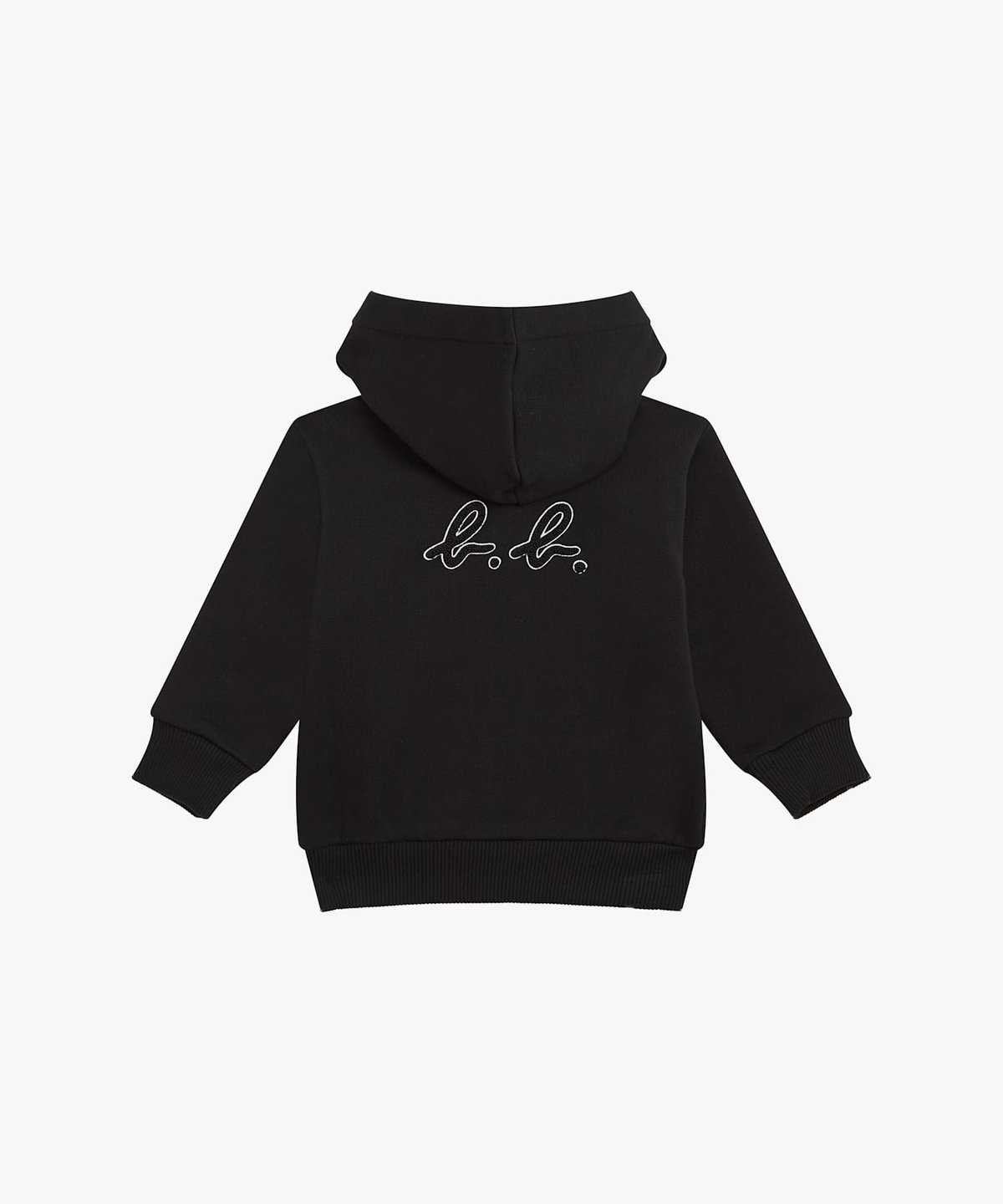 ENFANT ベビー ベビー “b.b." バックロゴ コットン ジップアップ ブルゾン "Douillet" ブラック
