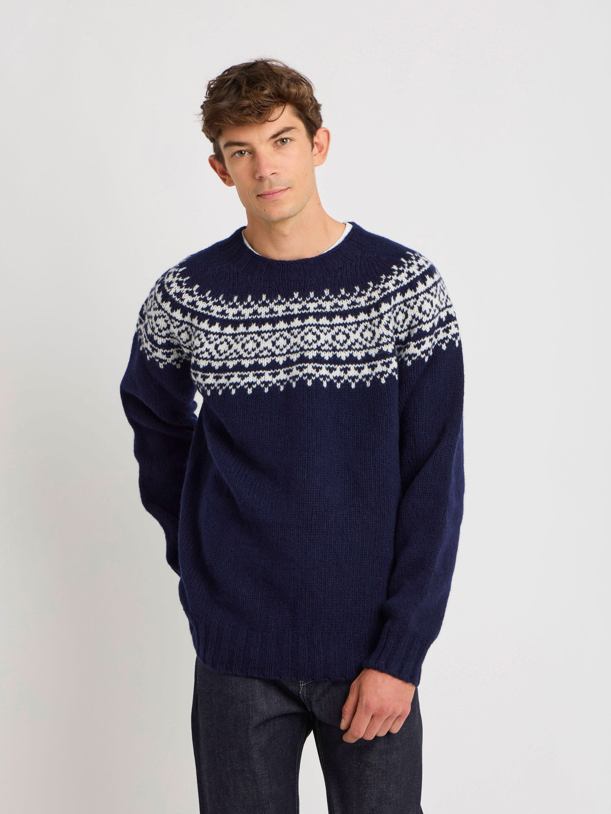 HOMME メンズ 【Outlet】メンズ プルオーバー ブルー系その他