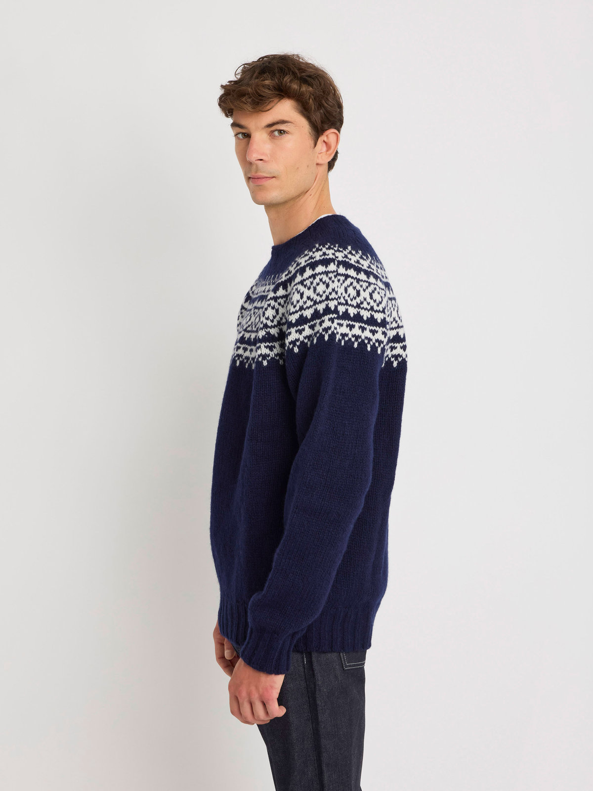 HOMME メンズ 【Outlet】メンズ プルオーバー ブルー系その他