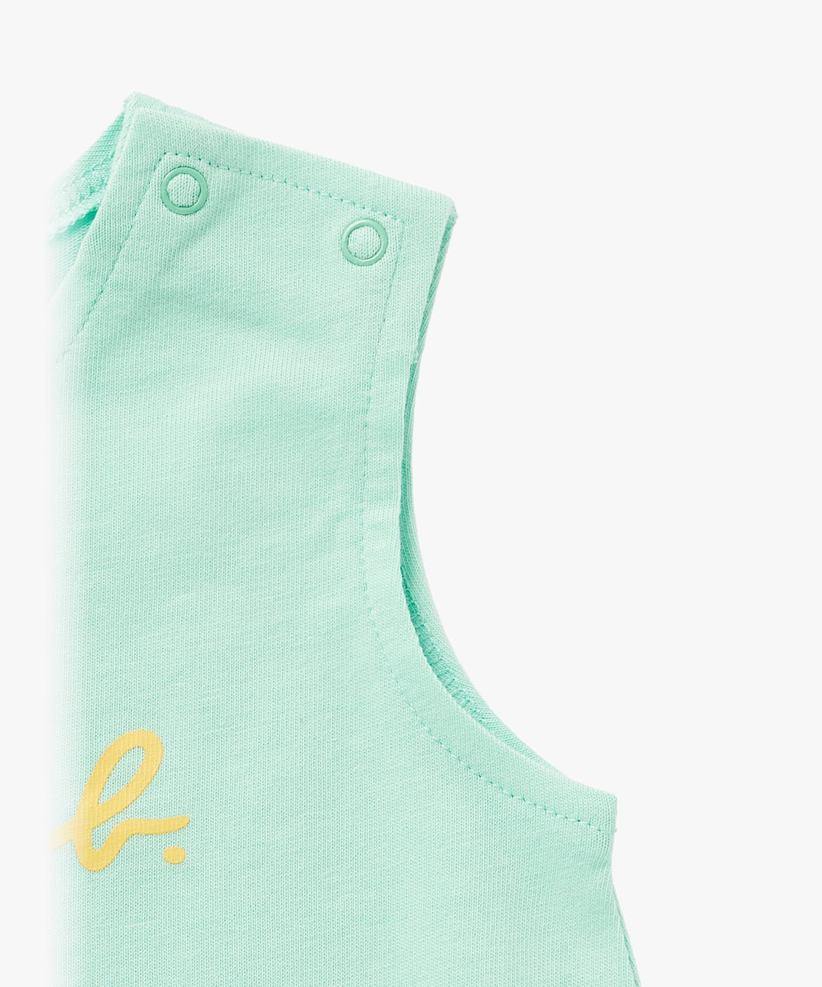 ENFANT ベビー ベビー ロゴ コットン ノースリーブ ワンピース "Barbie" ブルー