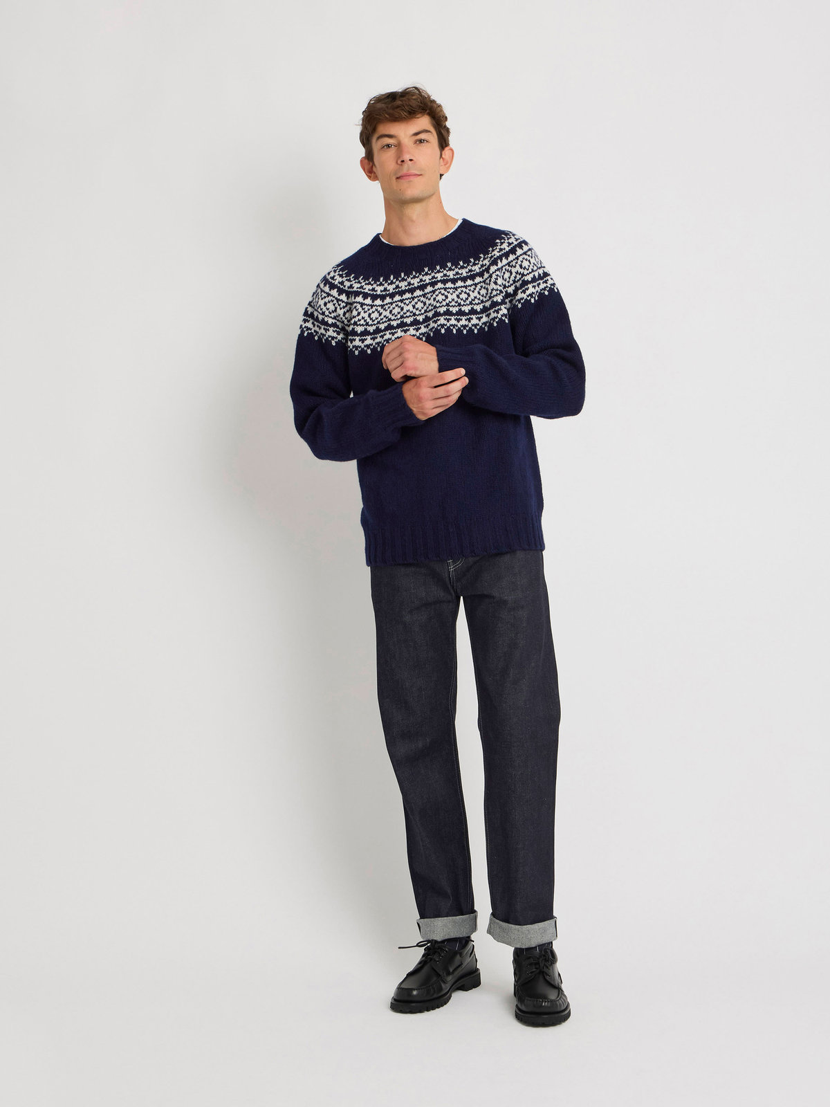HOMME メンズ 【Outlet】メンズ プルオーバー ブルー系その他