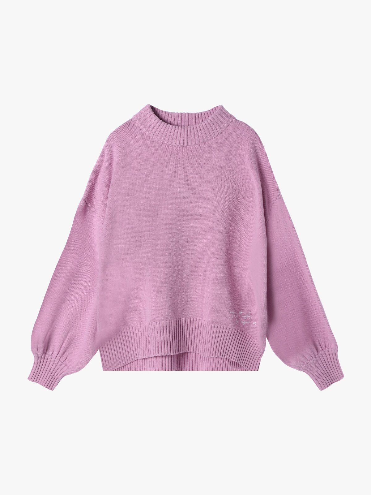 To b. by agnès b. 【Outlet】ソフトニット プルオーバー ピンク