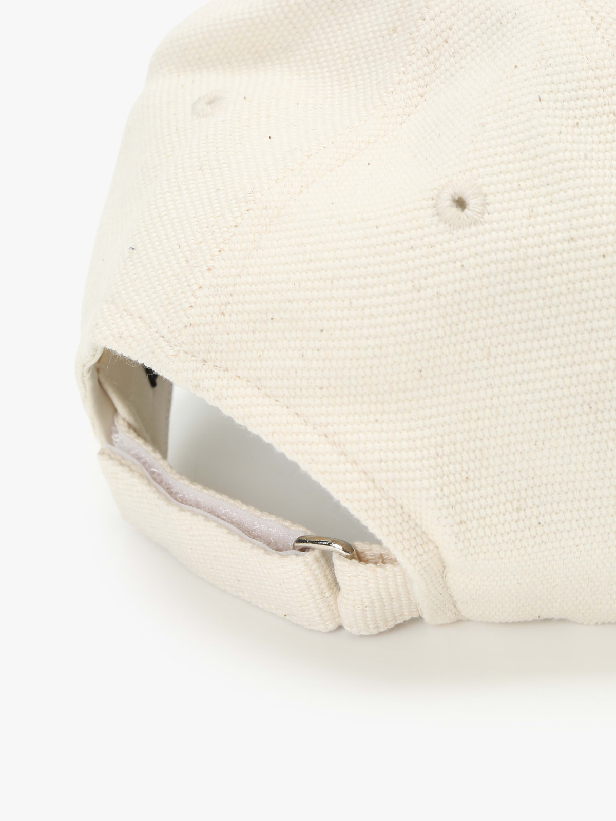 To b. by agnès b. 【Outlet】ロゴ刺繍 バイカラー パイピング キャップ ホワイト